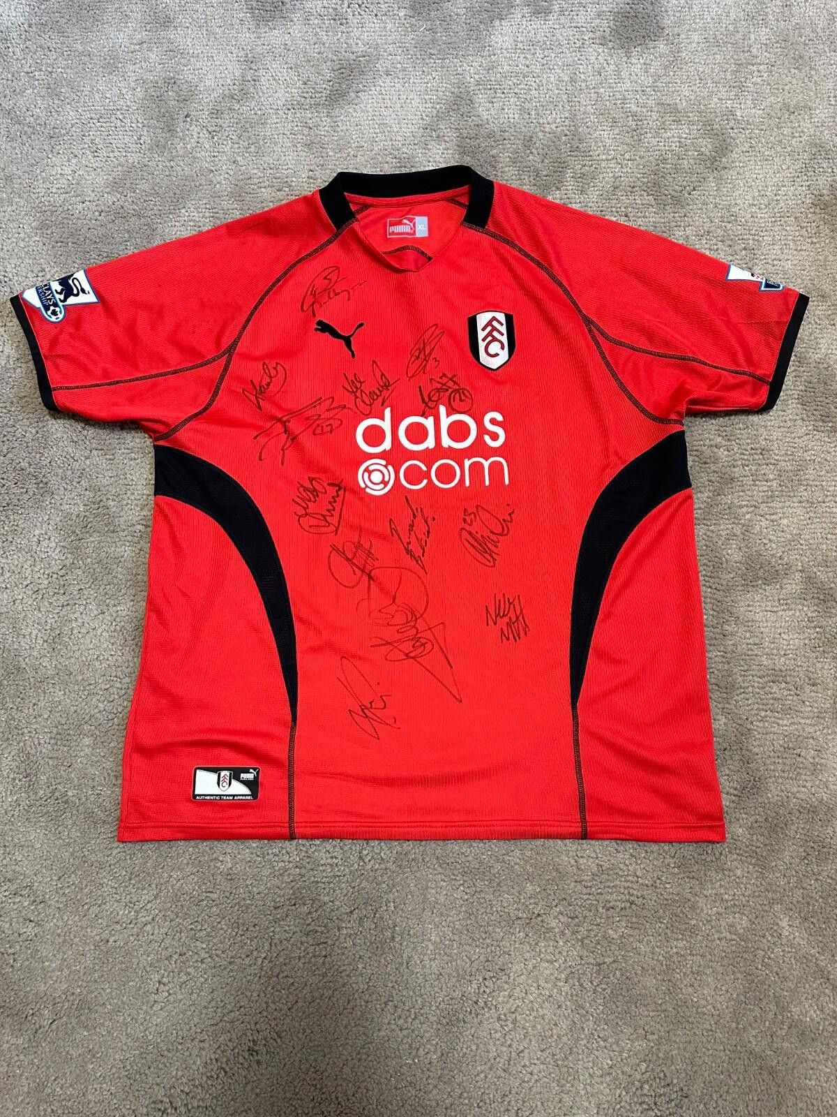 Puma Clark #10 Puma Fulham 2003-04 3R Shirt Football Shirt Jersey Size US XL / EU 56 / 4 - 1 Thumbnail