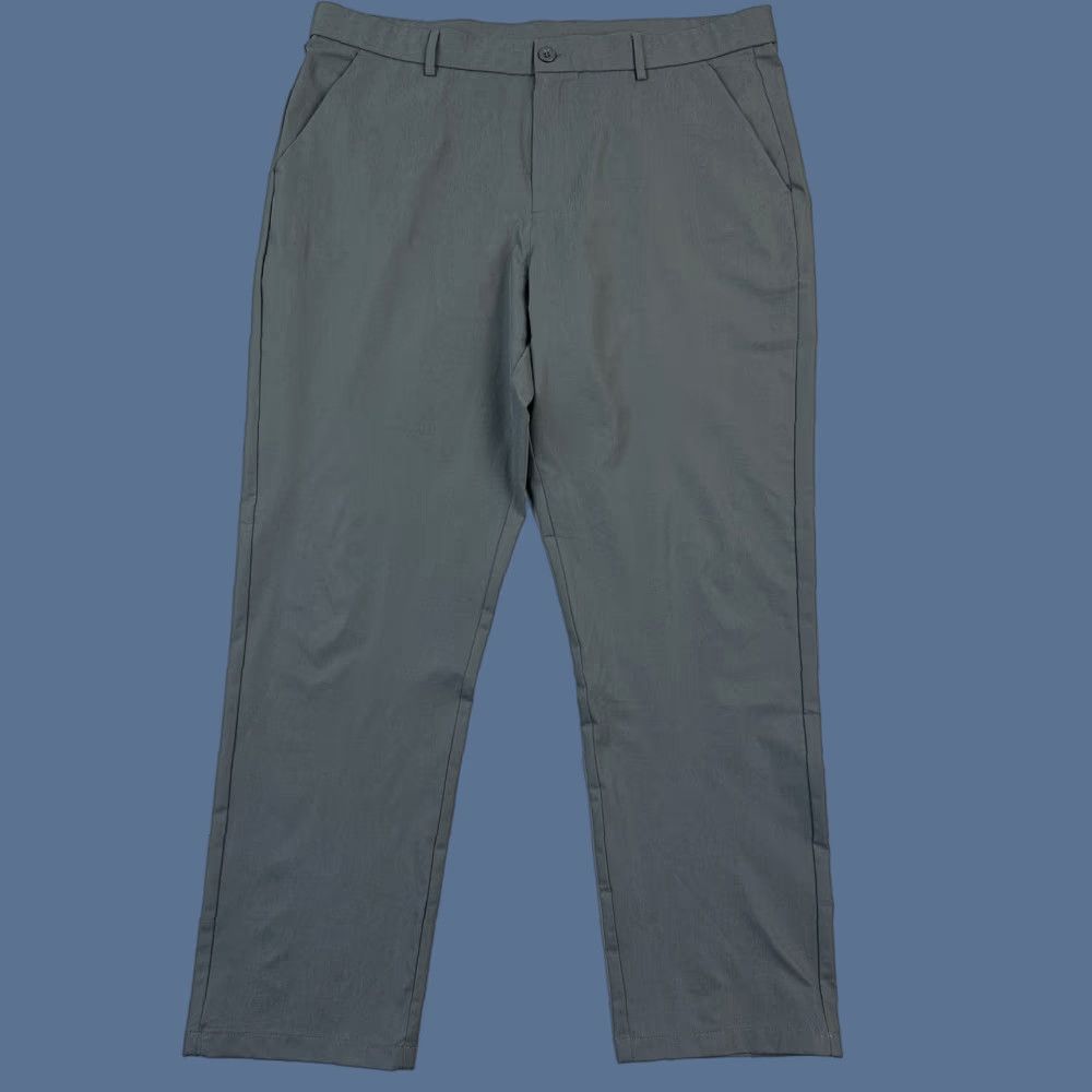 Vintage Libin Pants Mens 38x30 Gray Tech Performance Stretch Chino Casual Golf Pants Mens Gray Tech Performance Stretch Chino Casual Golf Size US 38 / EU 54 - 1 Thumbnail