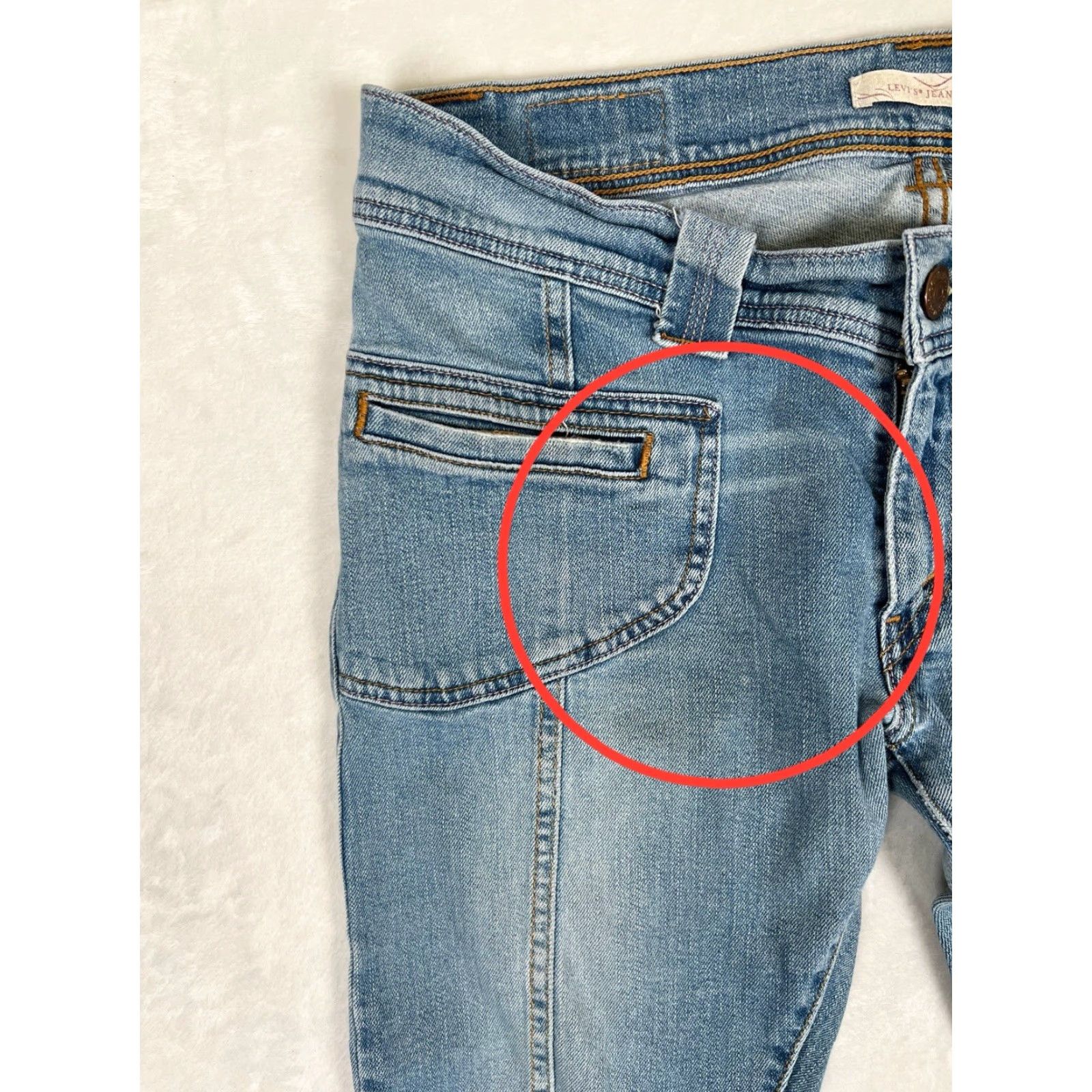 Levi's VINTAGE Levi’s Jeans Denim Blue Women 13 JR Bootcut 34W 30L Juniors Size 34" / US 12 / IT 48 - 2 Thumbnail