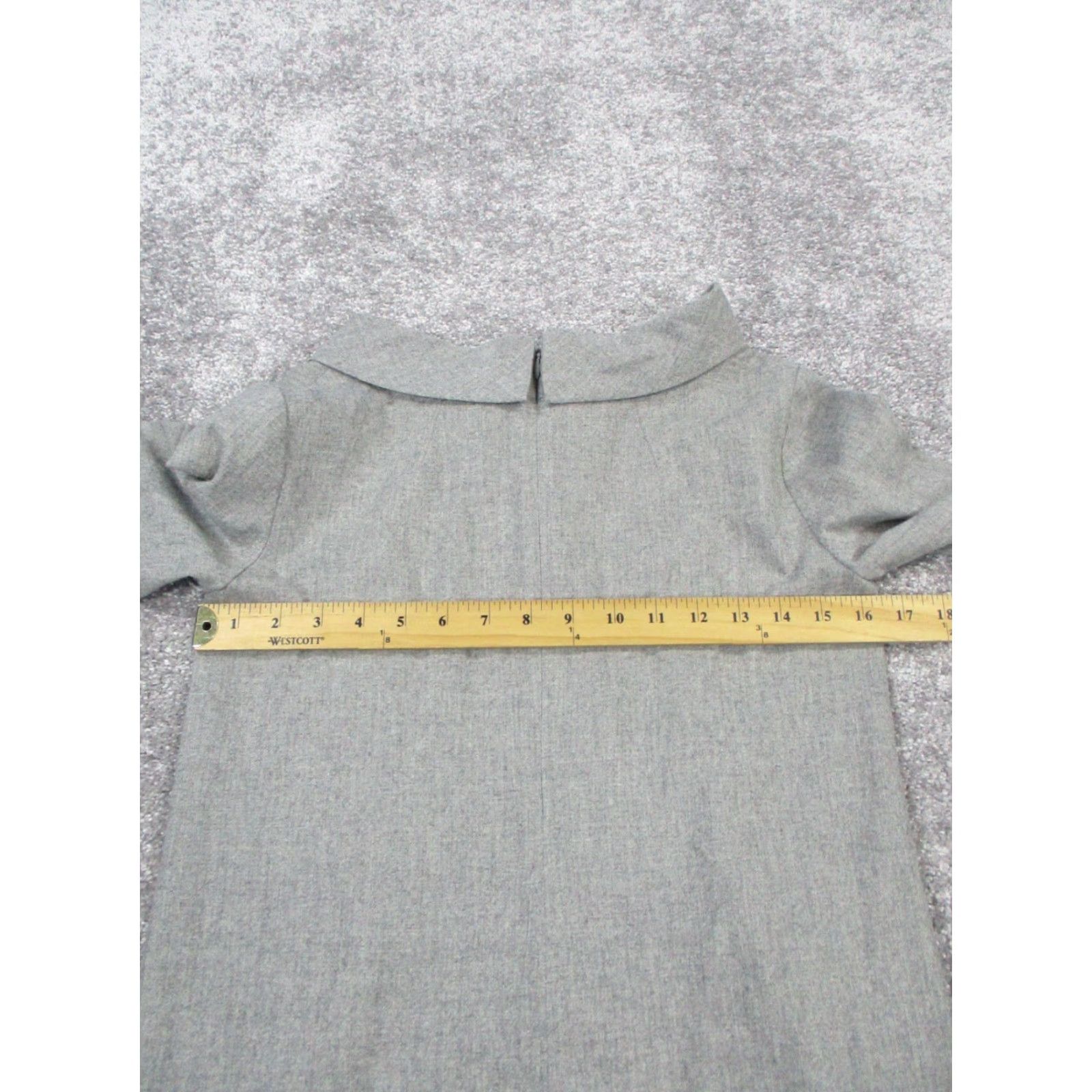 Theory VINTAGE Theory Dress Womens Short Wool Gray Crew Neck Casual Sheath 2 Fall Spring Women's Size XS / US 0-2 / IT 36-38 - 7 Thumbnail
