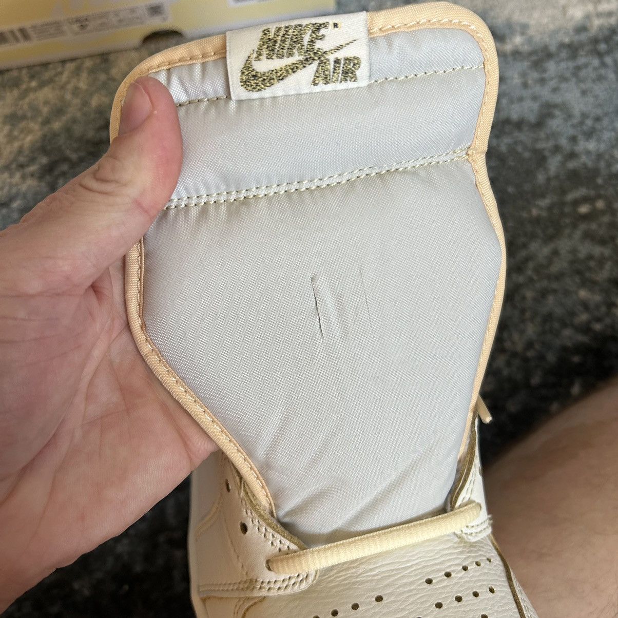 Jordan Brand × Nike AJ1 HiGH CRAFT ViBRATiONS OF NAiJA SAiL PALE VANiLLA CREAM Size US 9.5 / EU 42-43 - 7 Thumbnail