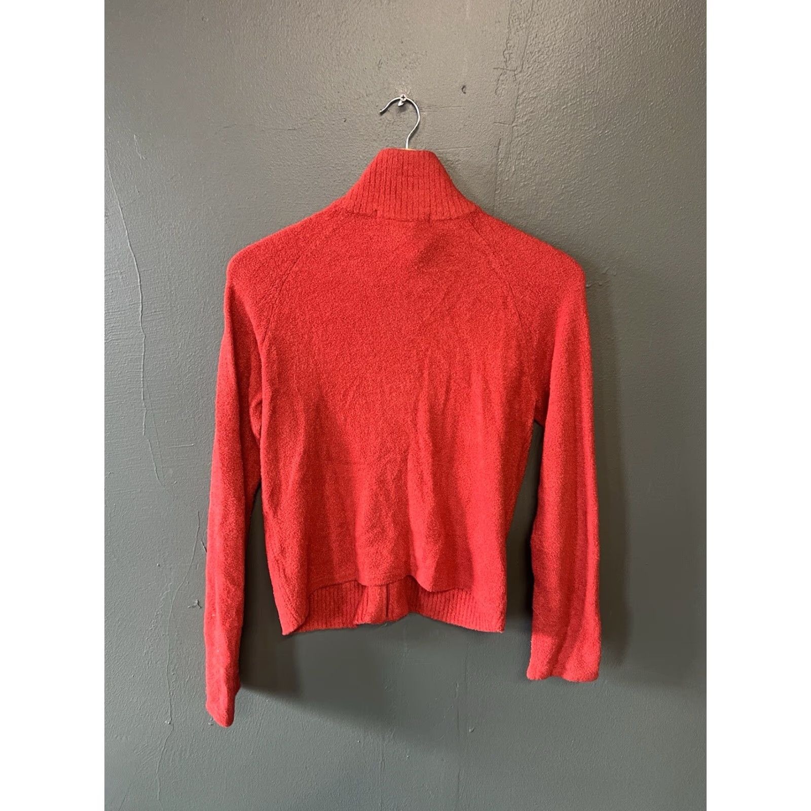 ExOfficio Exofficio Sweatshirt Red Nylon Full Zip Mock Neck Women S Small Activewear Pullover Long Sleeve Zip Size S / US 4 / IT 40 - 2 Thumbnail
