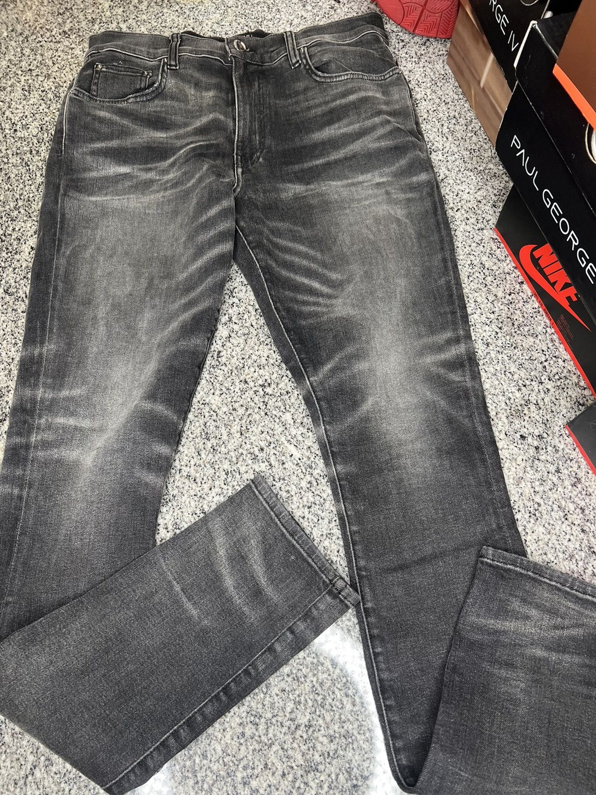 Amiri Amiri Jean Black Size US 33 - 2 Thumbnail