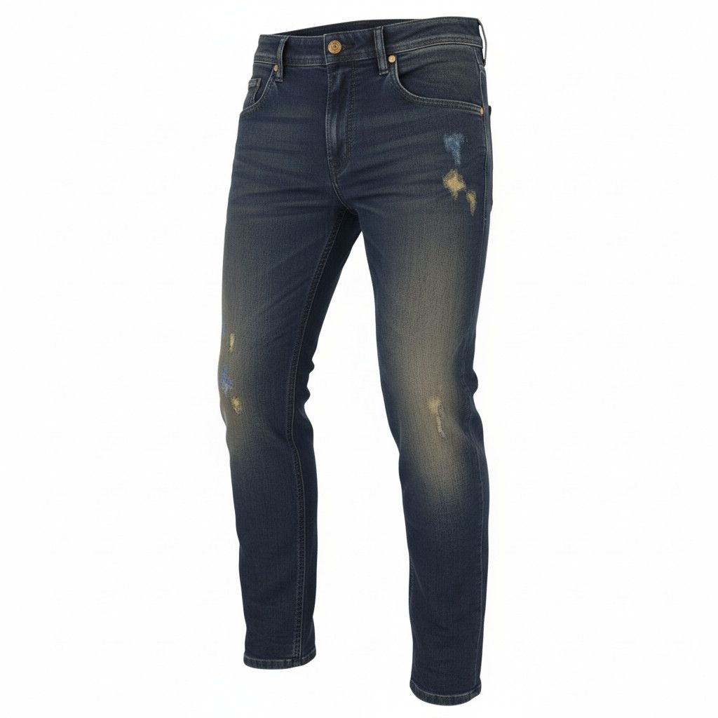 Diesel KROOLEY-X-T 0870Z W28 Blue Faded Slim Jogg Jeans 89059 Size US 28 / EU 44 - 1 Thumbnail