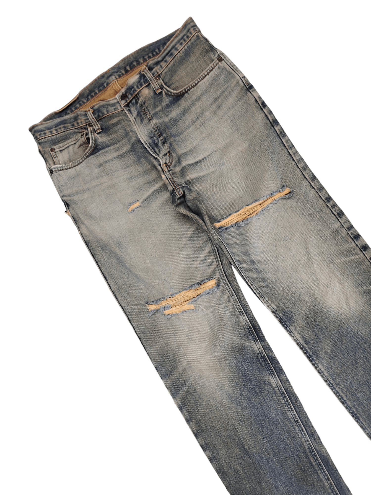 Kapital Vintage Japanese Edwin Distress Denim Jeans Kapital Style Size US 35 - 6 Thumbnail