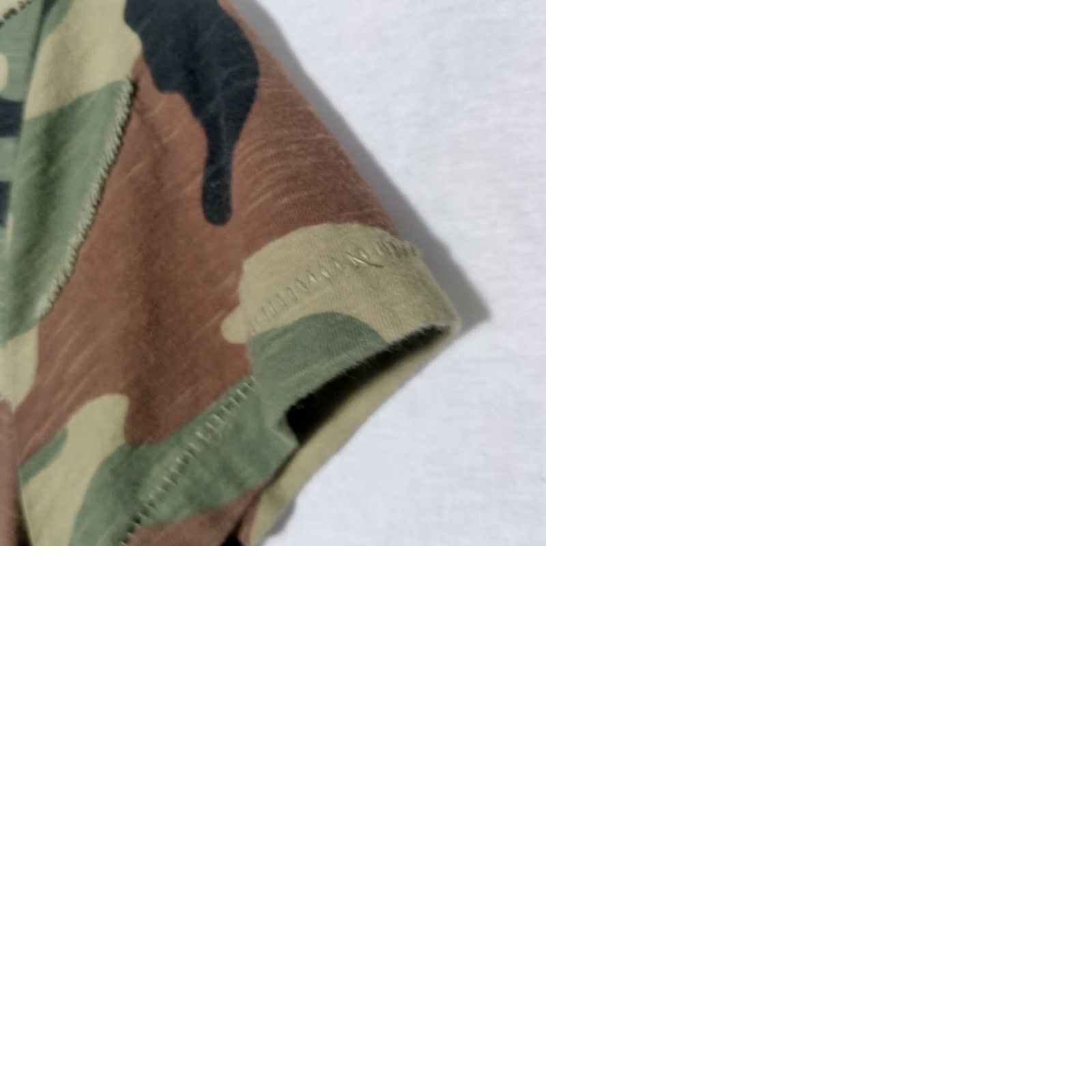 Polo Ralph Lauren Polo Ralph Lauren Shirt Dress Knit Camouflage Beaded Woodland Camo Distressed Casual Multicolor Womens S Size S / US 4 / IT 40 - 10 Thumbnail