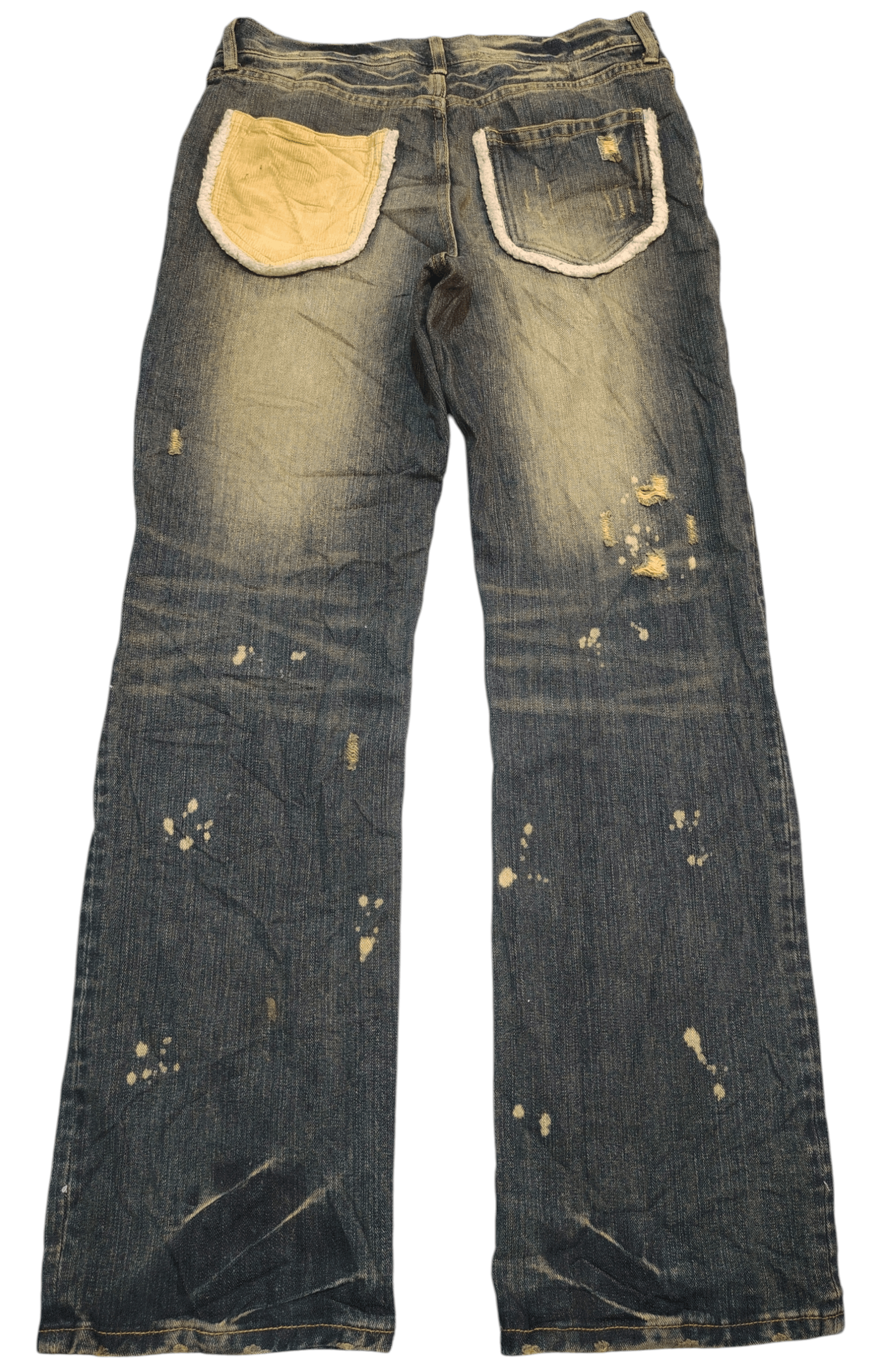 Who Decides War Japanese Exhibitionist TTU Distressed Denim Size US 33 - 2 Thumbnail