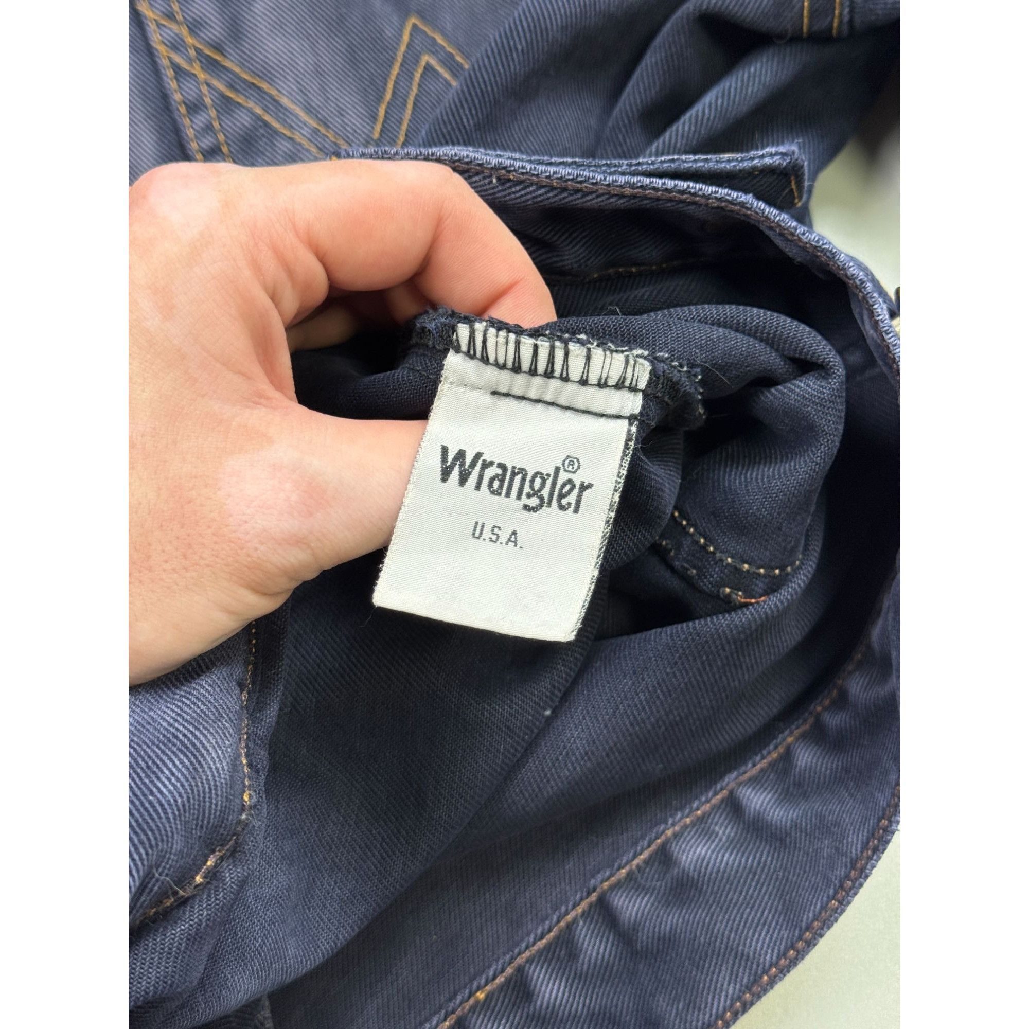 Wrangler Vintage Wrangler Western Indigo Denim Trucker Jacket (YG025) Size US XL / EU 56 / 4 - 9 Thumbnail