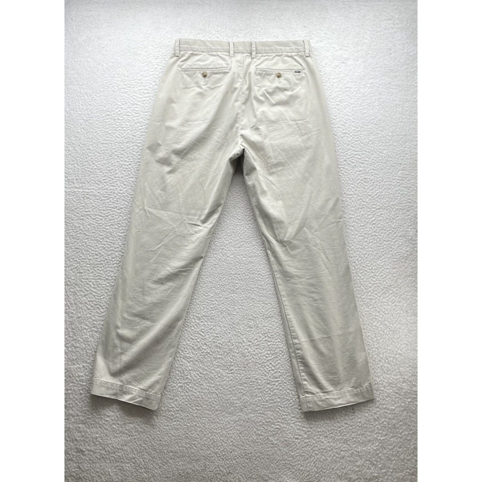 Polo Ralph Lauren Polo Ralph Lauren Chino Pants Mens 33x32 Beige Classic Fit Stretch Casual Golf Pants Size US XS / EU 42 / 0 - 4 Thumbnail