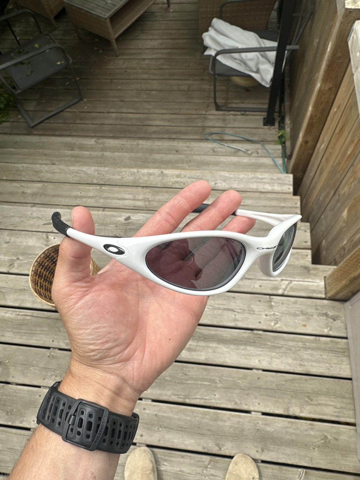 90s Oakley Minute 激レア パールホワイト アーカイブ OAKLEY オークリー 90s archive minute pearl - メルカリ