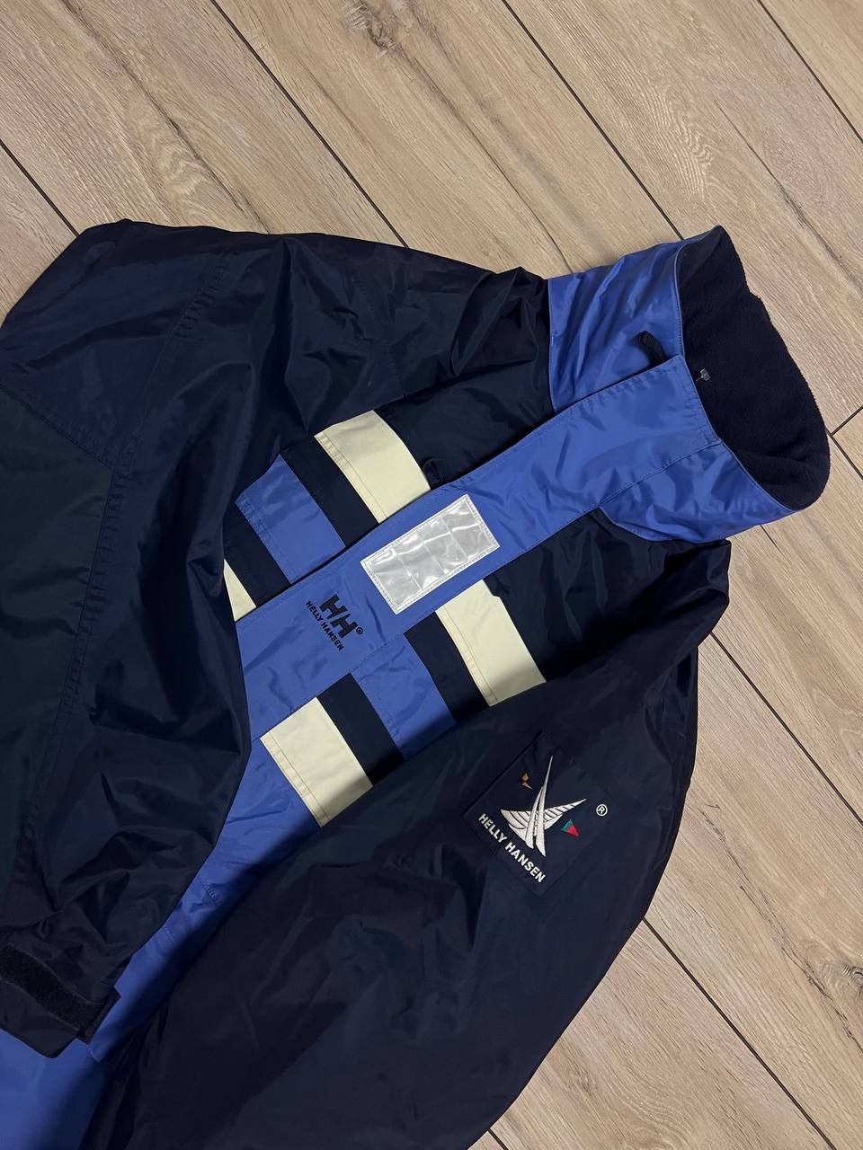 Helly Hansen Vintage 90s Helly Hansen Sailing Jacket Yachting Hooded Size US S / EU 44-46 / 1 - 6 Thumbnail
