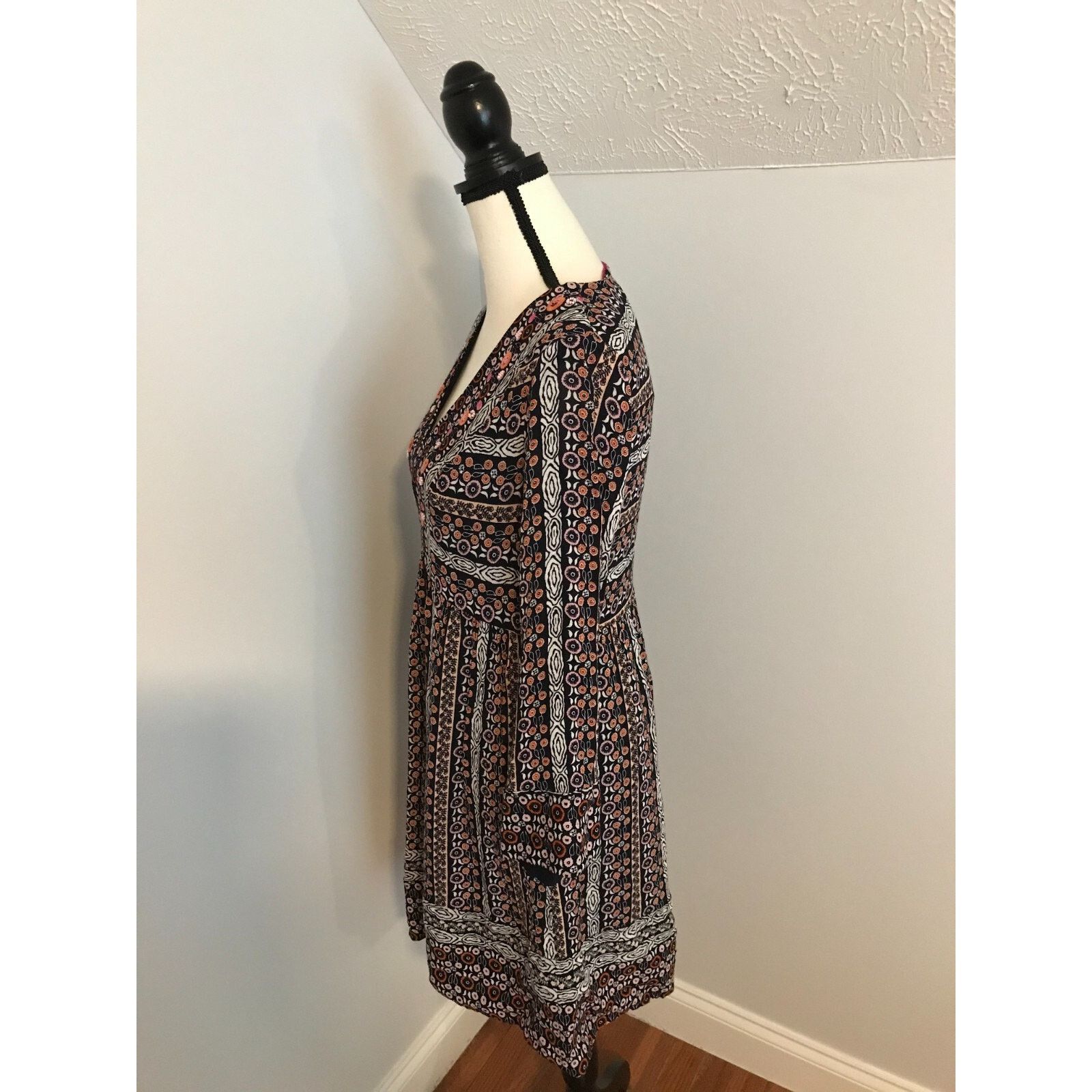 Anthropologie Anthropologie Maeve Jenna Embroidered Dress Size XS / US 0-2 / IT 36-38 - 2 Thumbnail