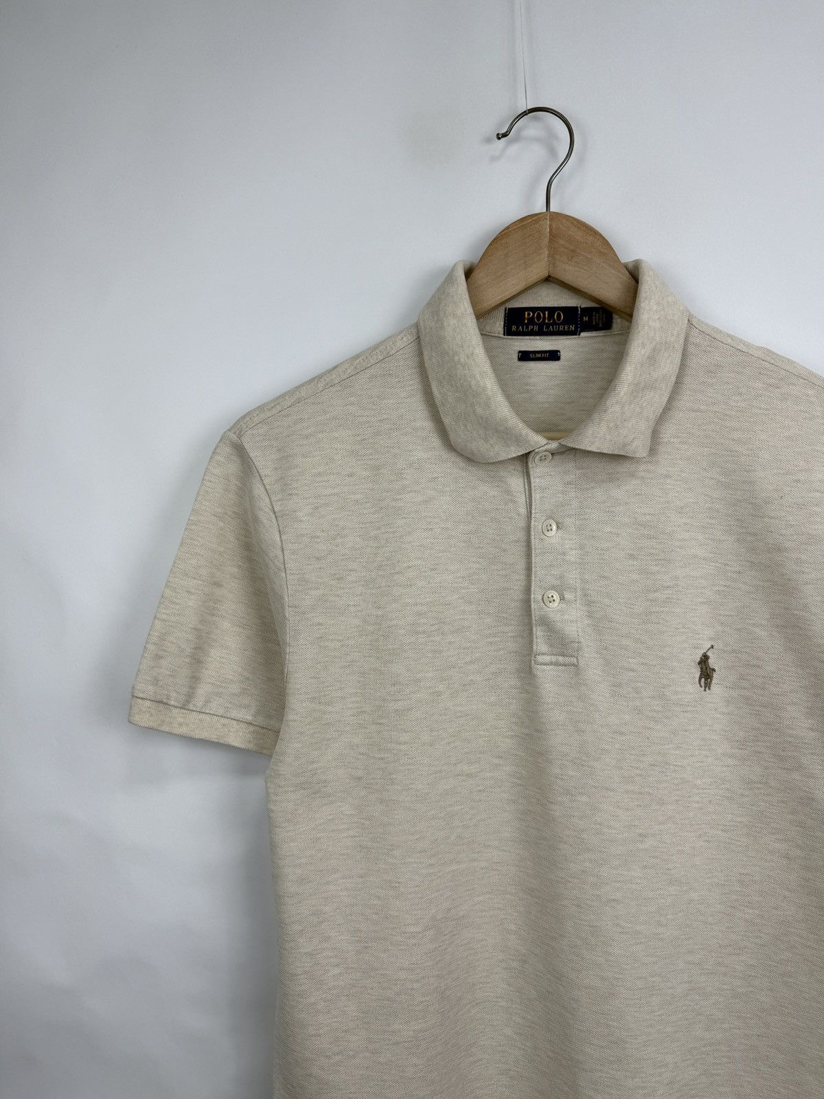 Polo Ralph Lauren 🇺🇸 Polo Ralph Lauren Slim Fit Polo T-Shirt Rare Retro Size US M / EU 48-50 / 2 - 5 Thumbnail