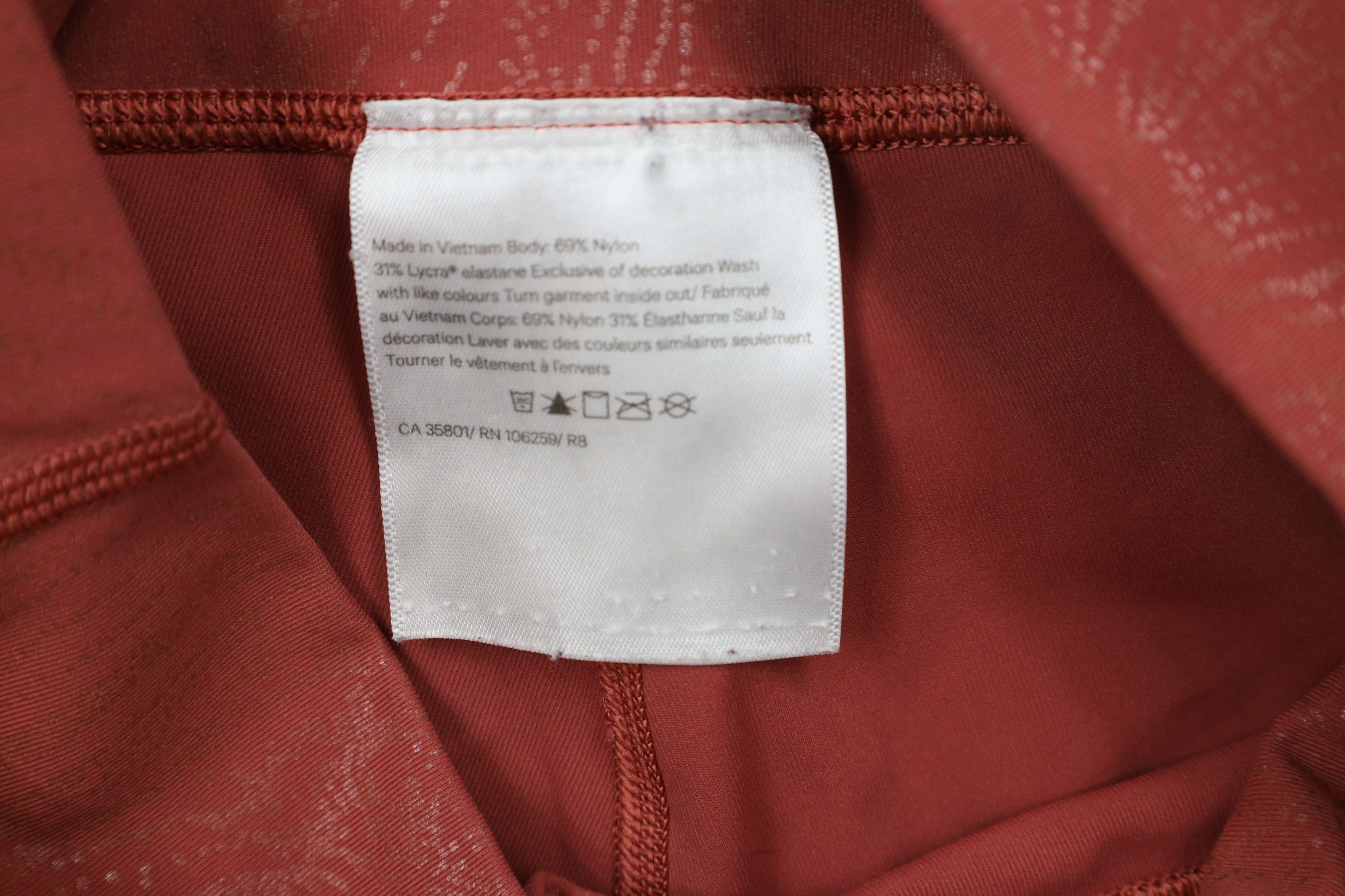 Lululemon × Vintage Lululemon Wunder Under High Rise Cropped Pants Leggings Pink Size 27" / US 4 / IT 40 - 5 Thumbnail