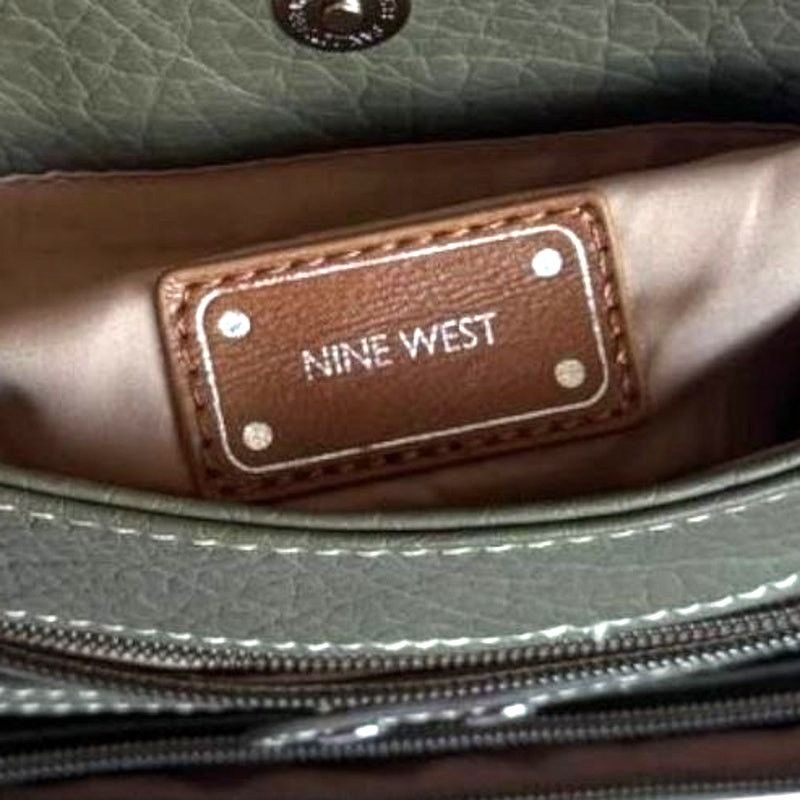 Nine West Nine West Crossbody Green/Gray Bag Size ONE SIZE - 8 Thumbnail