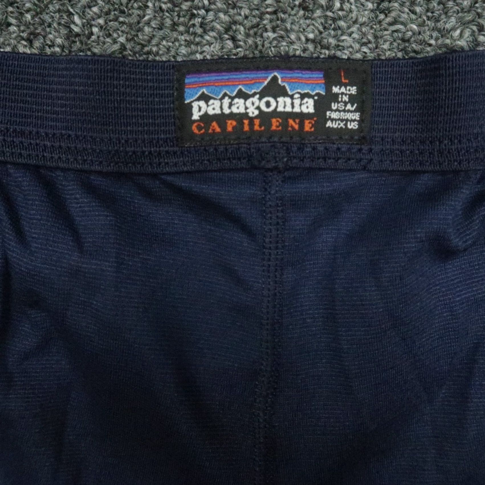 Patagonia VINTAGE Patagonia Pants Mens Large Blue Capilene Baselayer Thermal USA Size US 33 - 5 Thumbnail