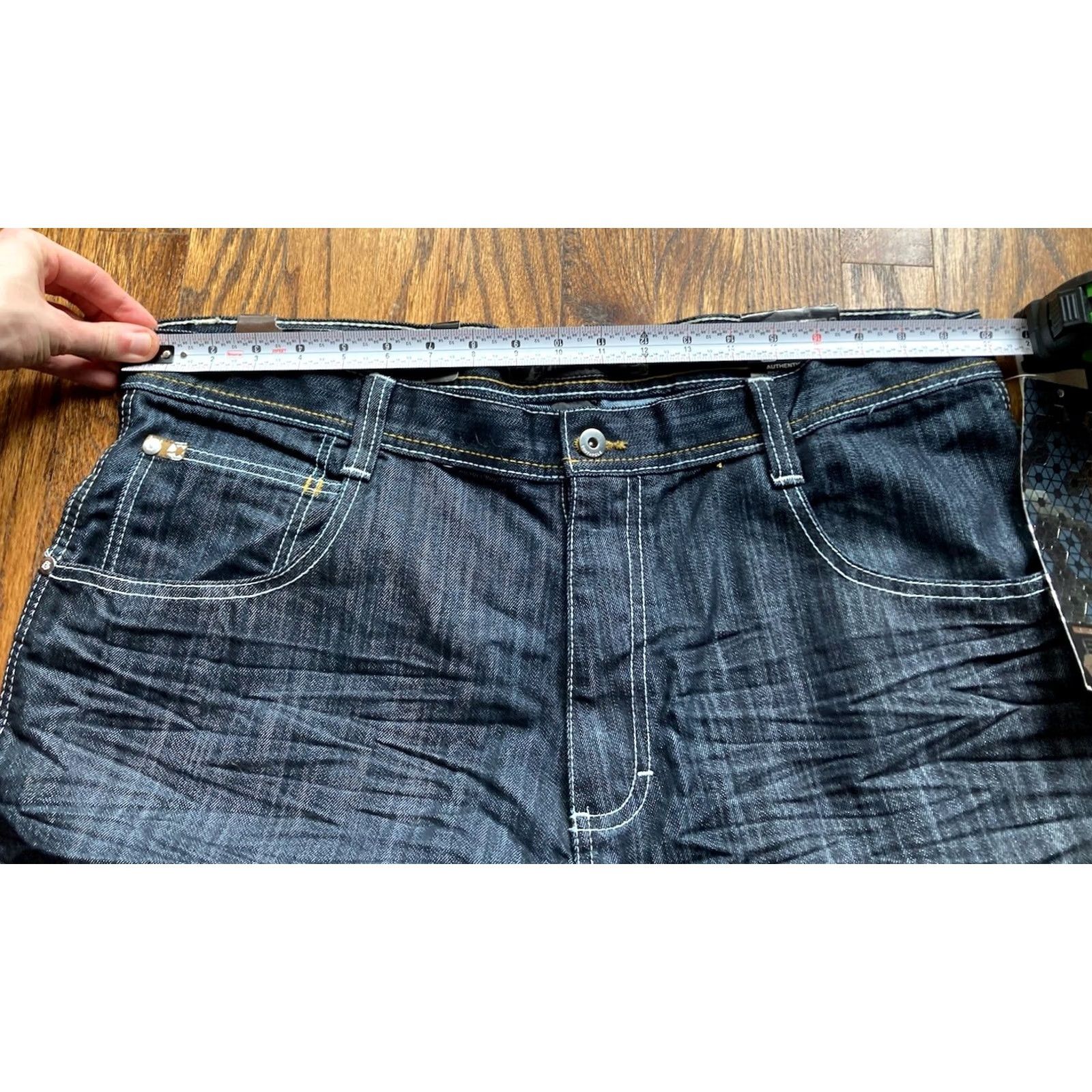Southpole VINTAGE Southpole Jeans Men 40x34 90s Hip Hop Skater Deadstock 5-Pocket Denim Blue Straight 4180 Size US 40 / EU 56 - 7 Thumbnail