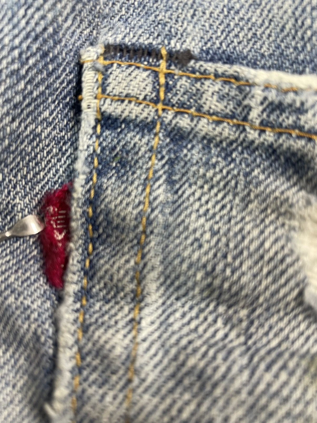 Levi's Levis Vintage Distressed Big E Selvage Japan Size US 31 - 10 Thumbnail
