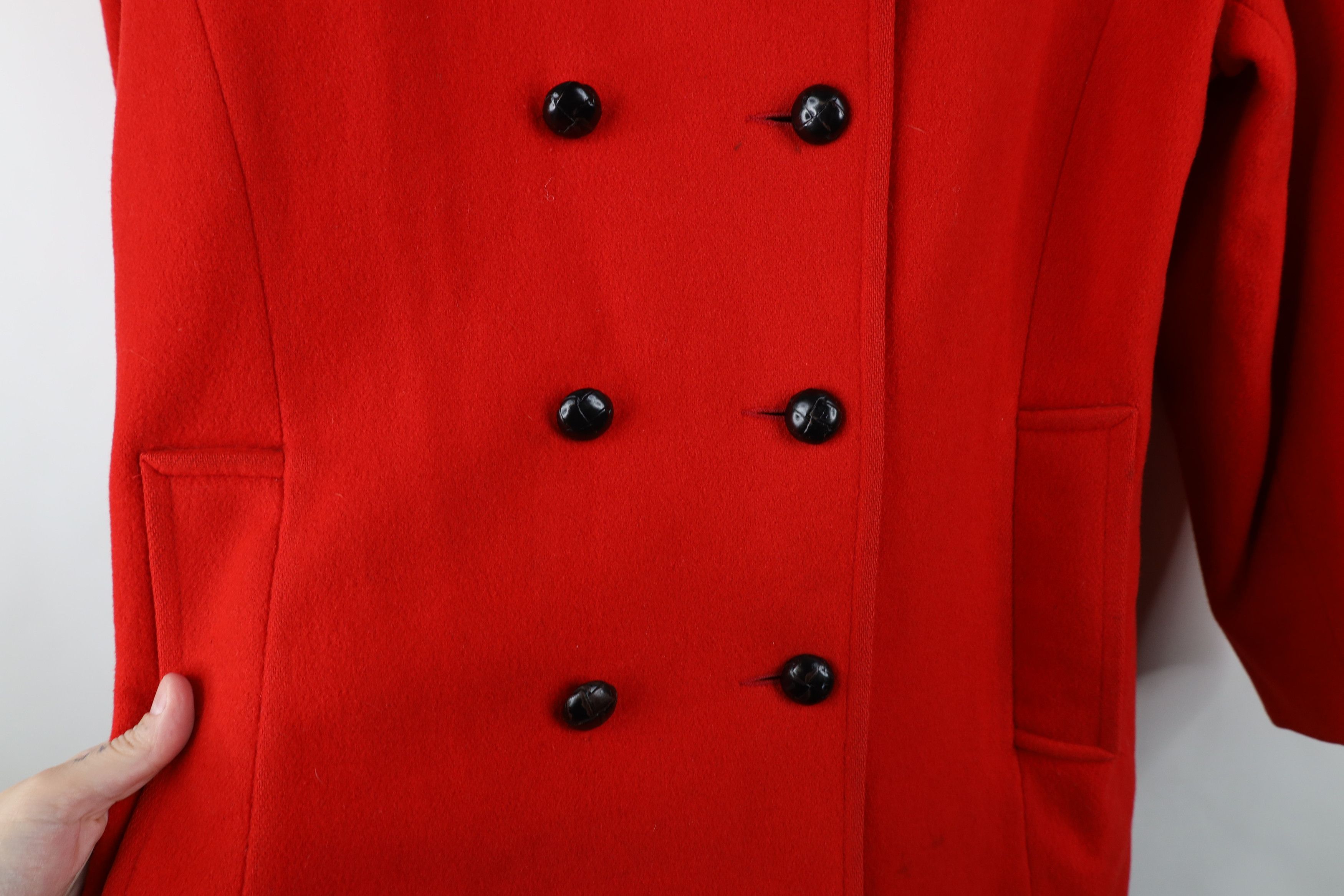 Vintage Vintage 90s Streetwear Wool Military Peacoat Jacket USA Size L / US 10 / IT 46 - 5 Thumbnail