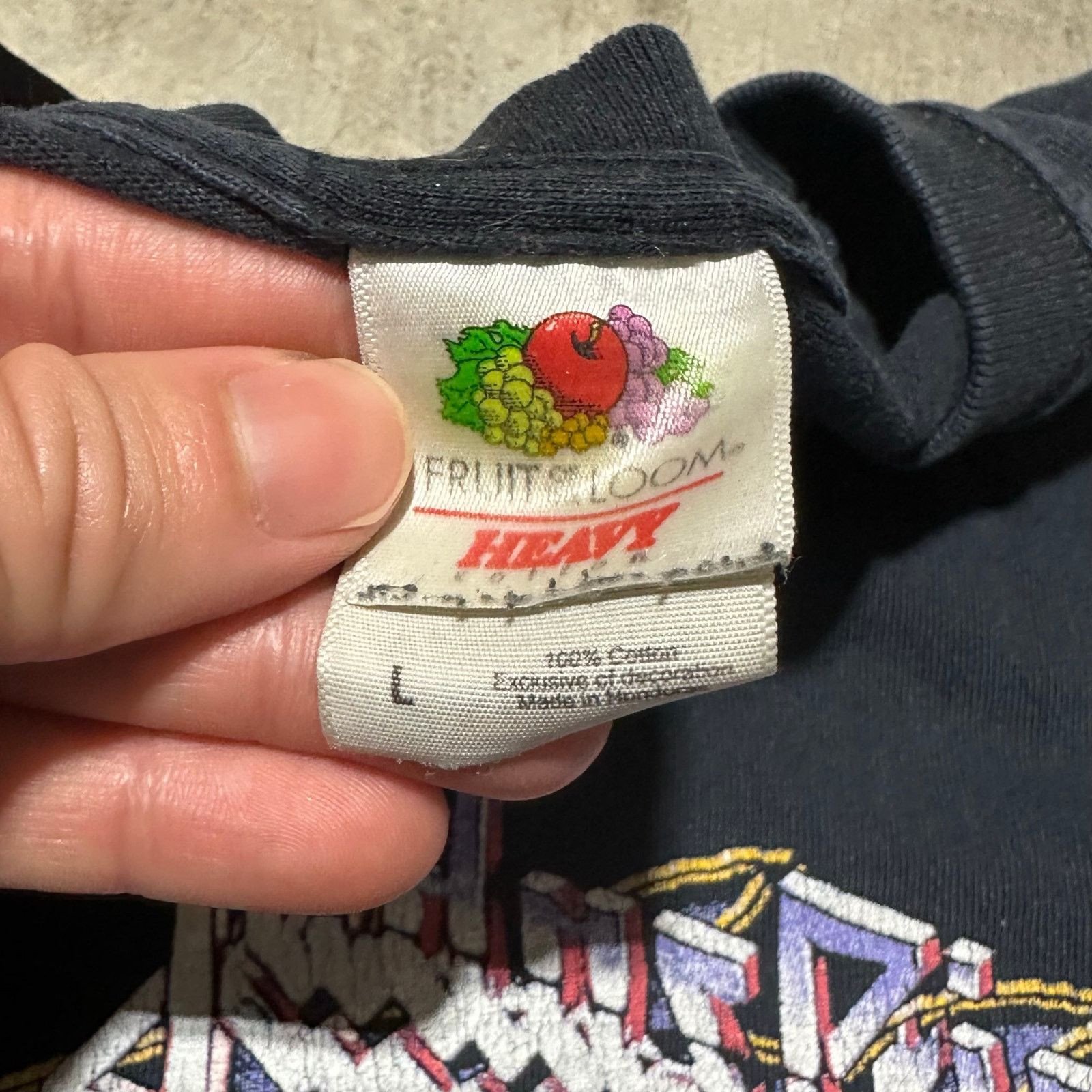 Fruit Of The Loom Vintage Y2K Judas Priest Tee size Large in Men Size US L / EU 52-54 / 3 - 3 Thumbnail