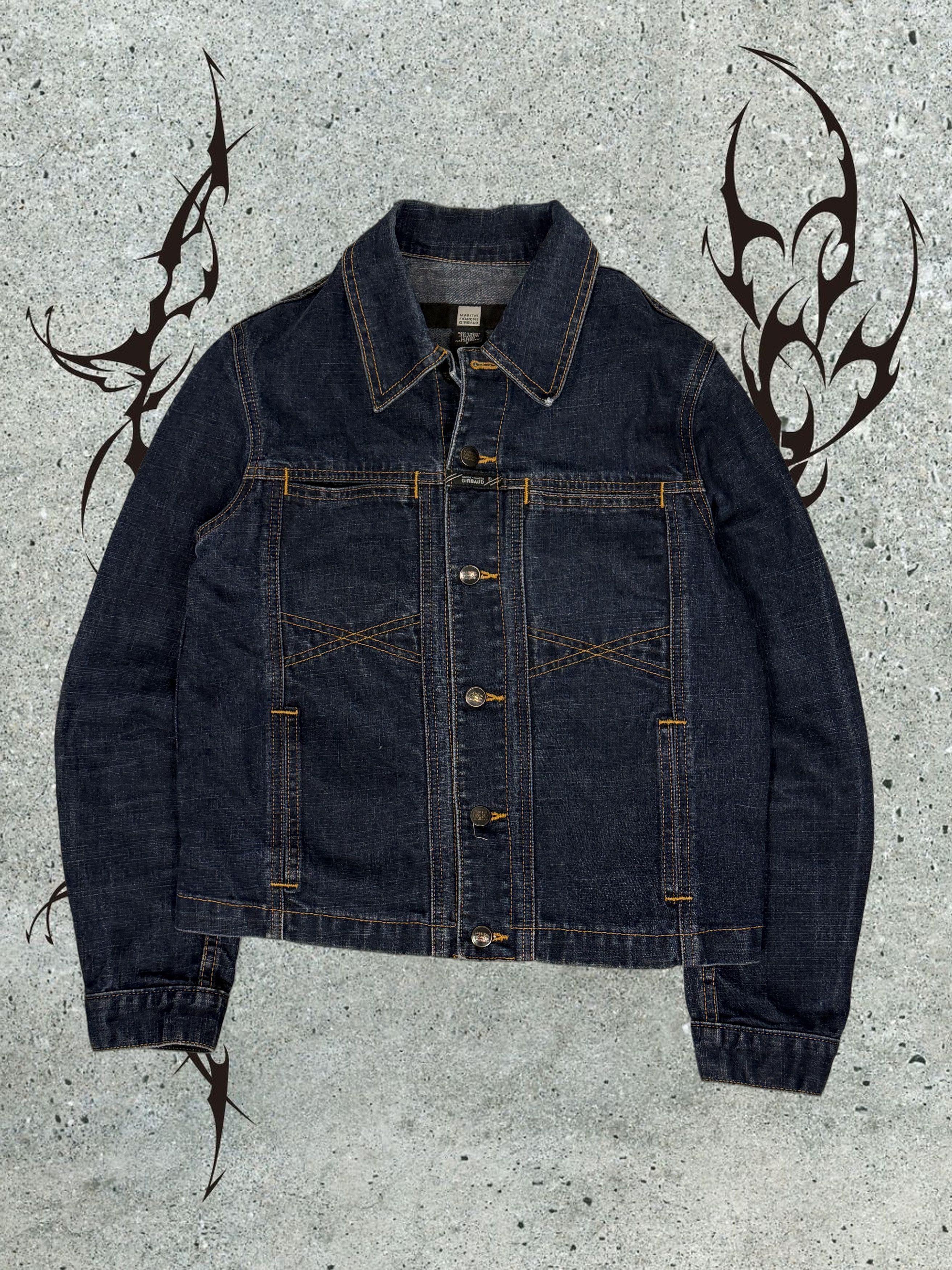 Marithe + Francois Girbaud Y2K M+FG cropped classic denim jakcket Size US S / EU 44-46 / 1 - 1 Thumbnail