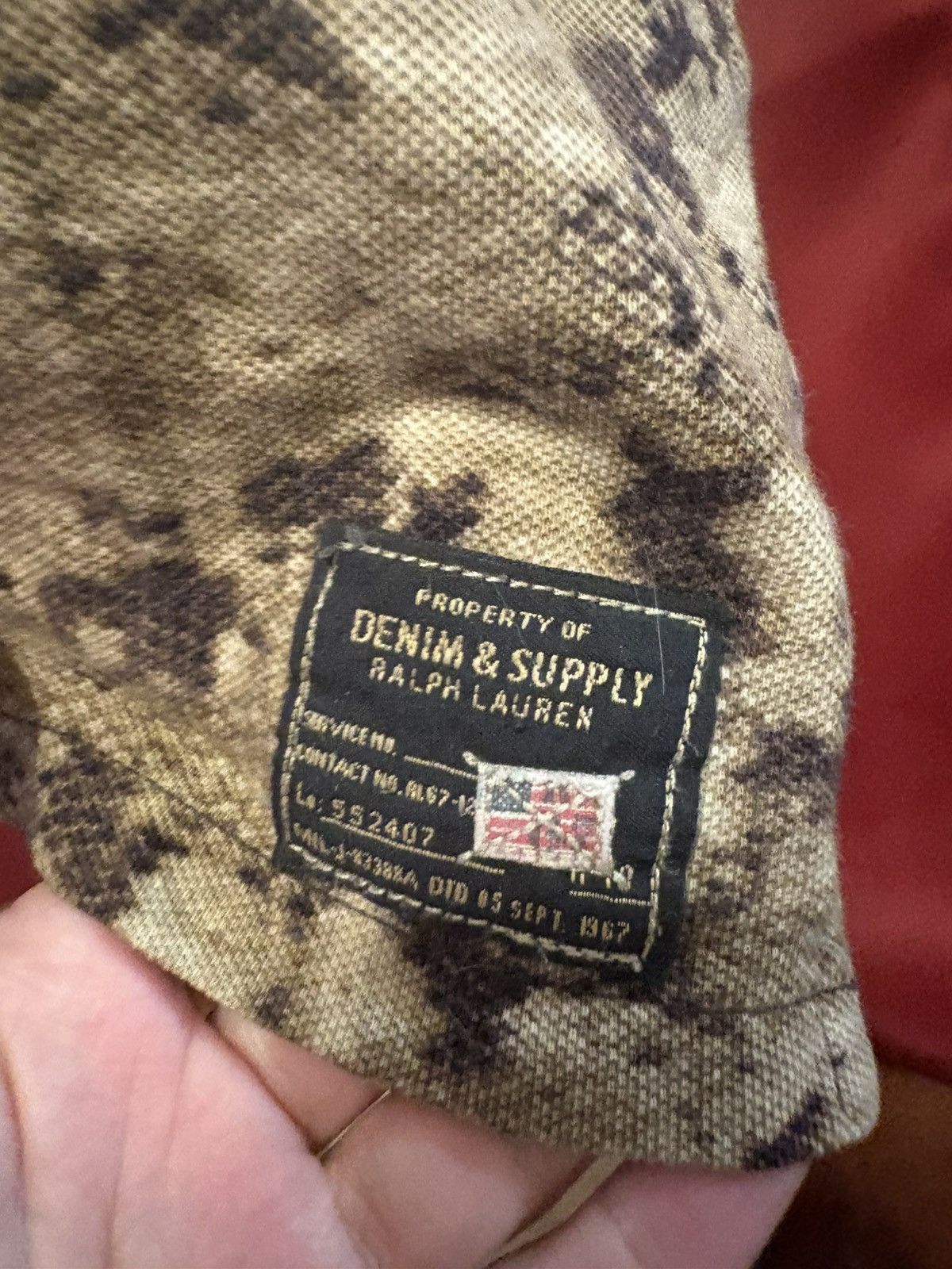 Denim & Supply Ralph Lauren Denim & Supply Ralph Lauren Polo Golf Shirt Snakeskin Grail Size US M / EU 48-50 / 2 - 3 Thumbnail