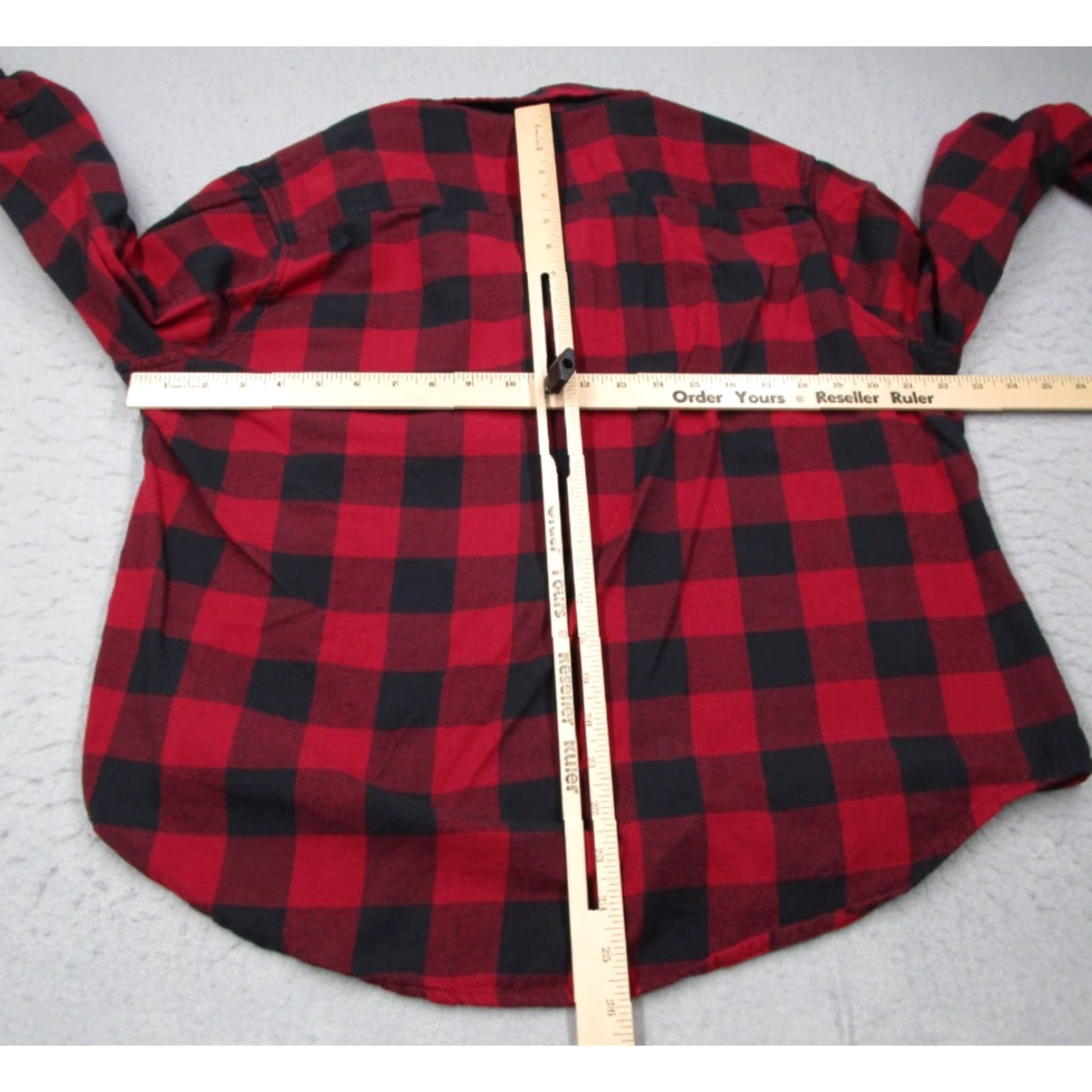 Vintage VINTAGE Pact Women's Flannel Shirt Long Sleeve Casual Red Buffalo Plaid Organic Cotton, 90s, Work Travel Mens Women Medium Size M / US 6-8 / IT 42-44 - 6 Thumbnail