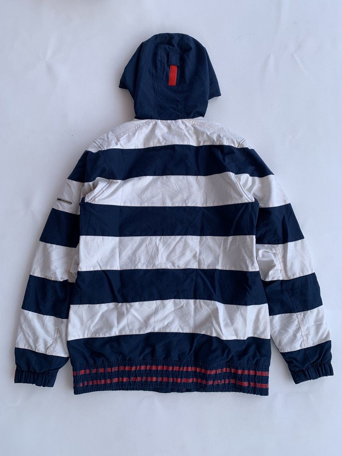 If Six Was Nine × Japanese Brand × Le Grande Bleu (L.G.B.) CSB Heavy Stripe Ifsixwas Lgb Style Zip Jacket with Hood Size US L / EU 52-54 / 3 - 5 Thumbnail