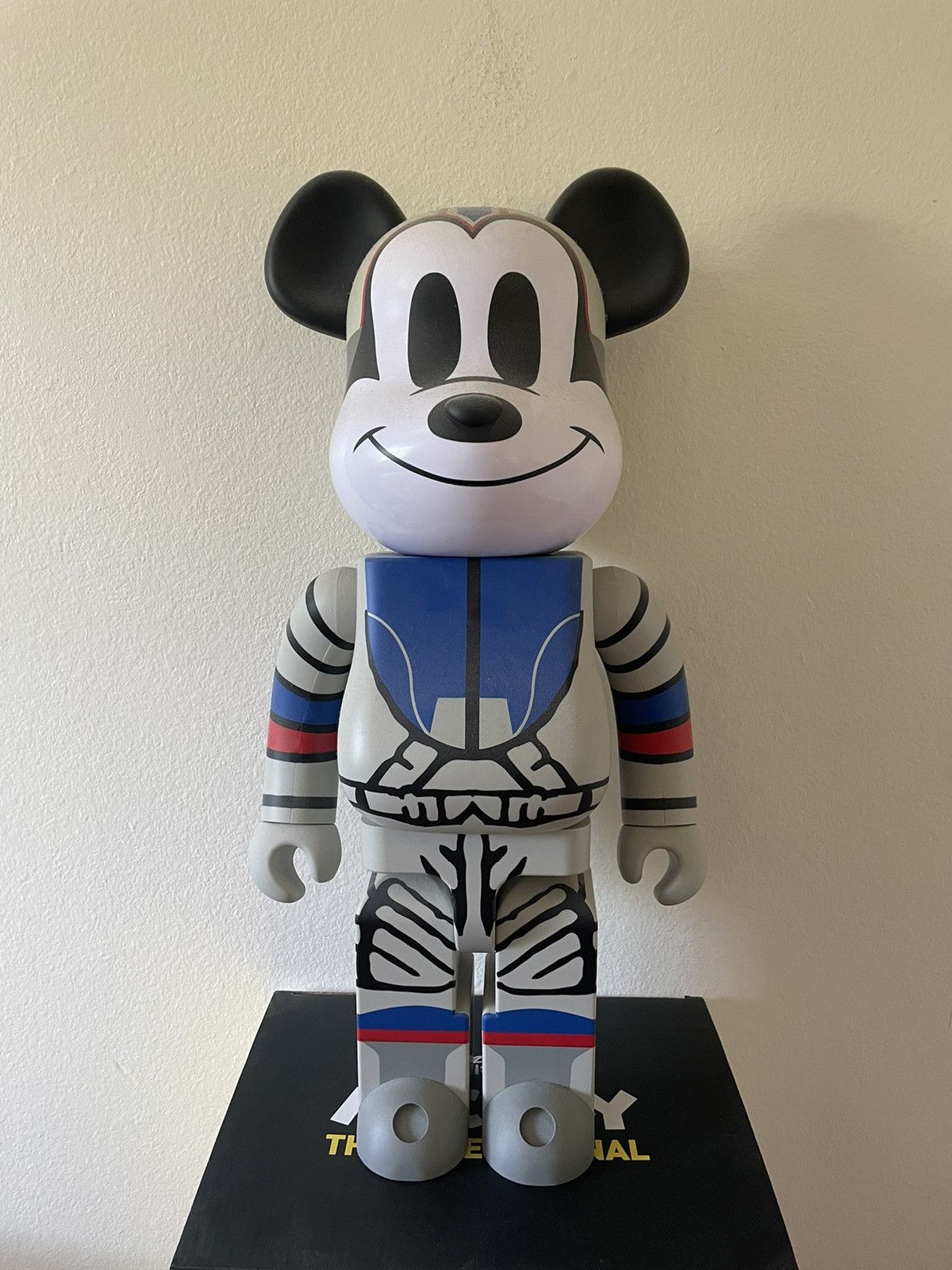 image of Medicom Bearbrick Billionaire Boys Club x Disney in Grey, Men's