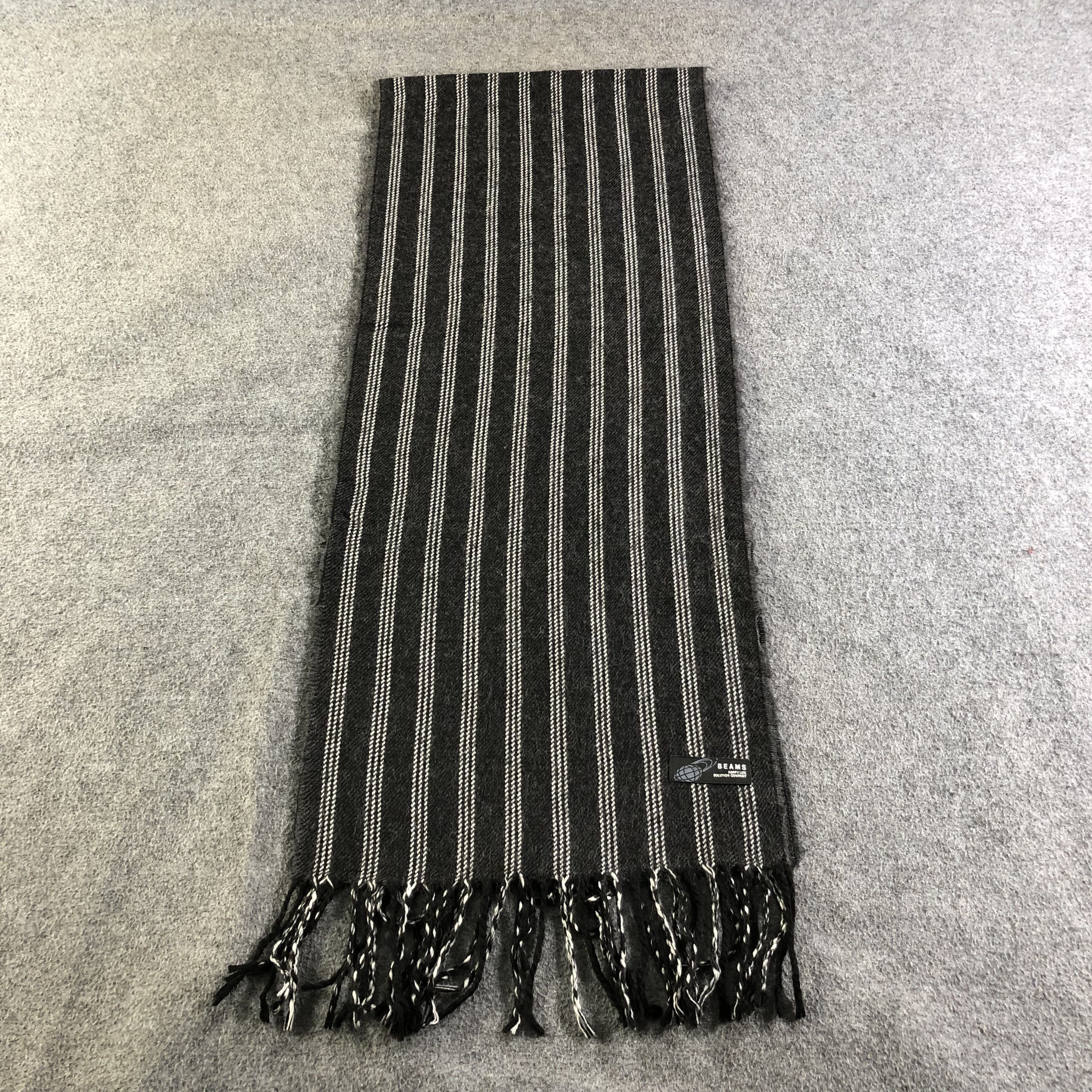 Beams Plus Beams Striped Scarf Muffler V1912 Size ONE SIZE - 2 Thumbnail