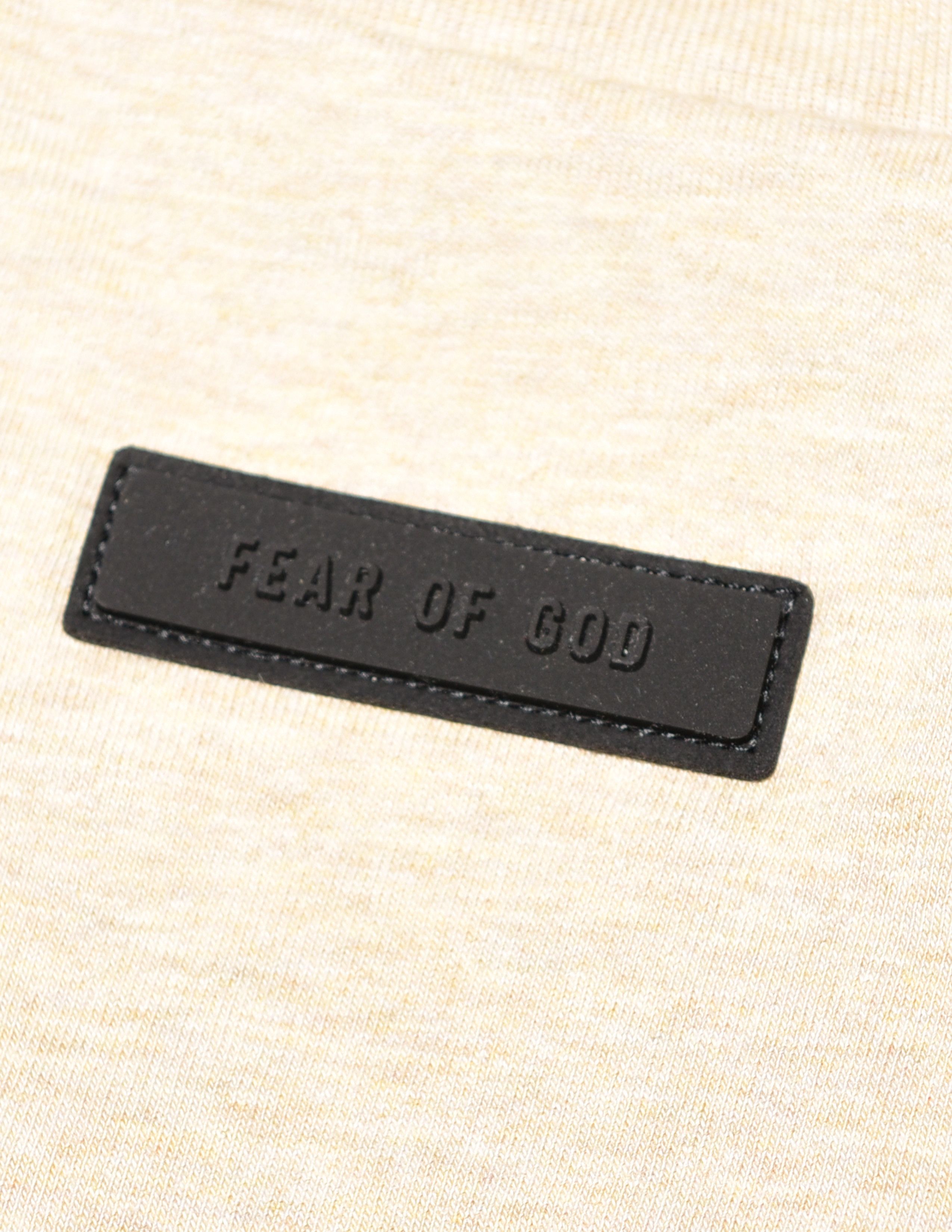 Essentials Fear of God Essentials V Neck 'Gold Heather' Tee Size US M / EU 48-50 / 2 - 6 Thumbnail