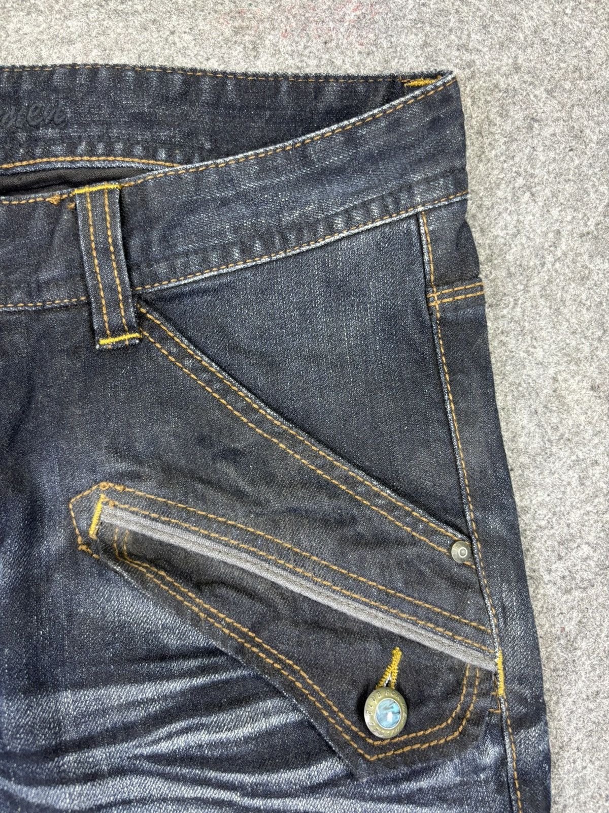 Nicole Club 💥Flare Multipockets💥NCFM Indigo Flare Denim K35 Size US 34 / EU 50 - 5 Thumbnail