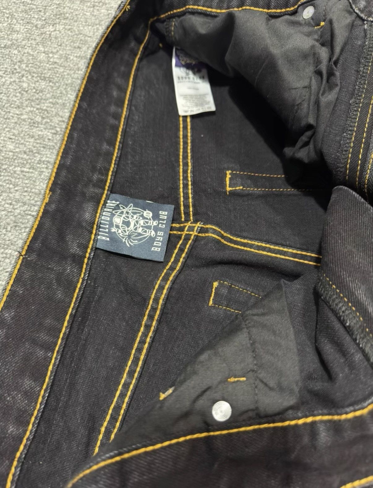 Billionaire Boys Club Embroidered Jeans Black Billionaire Boys Club Size US 30 / EU 46 - 7 Thumbnail