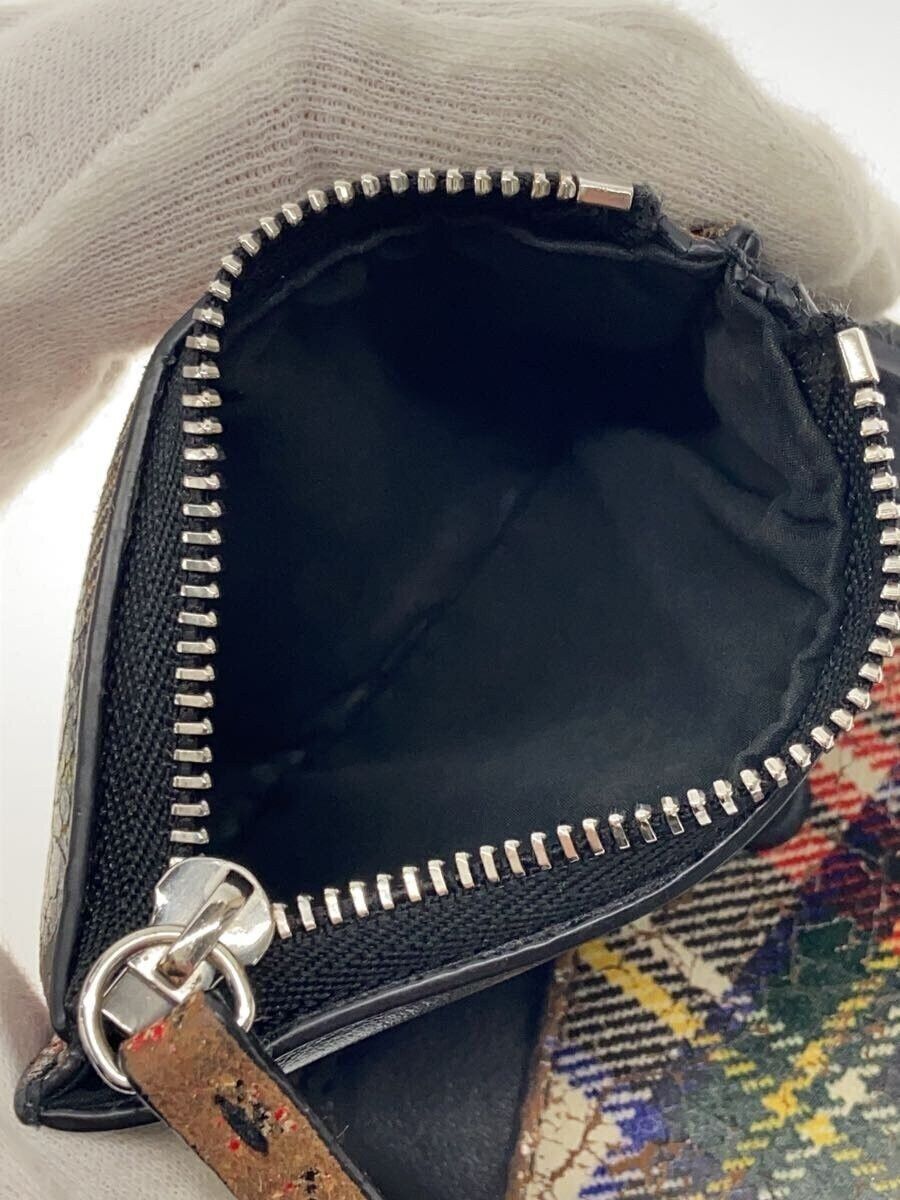 Maison Margiela Distressed Plaid Stitch Leather Wallet Size ONE SIZE - 6 Thumbnail