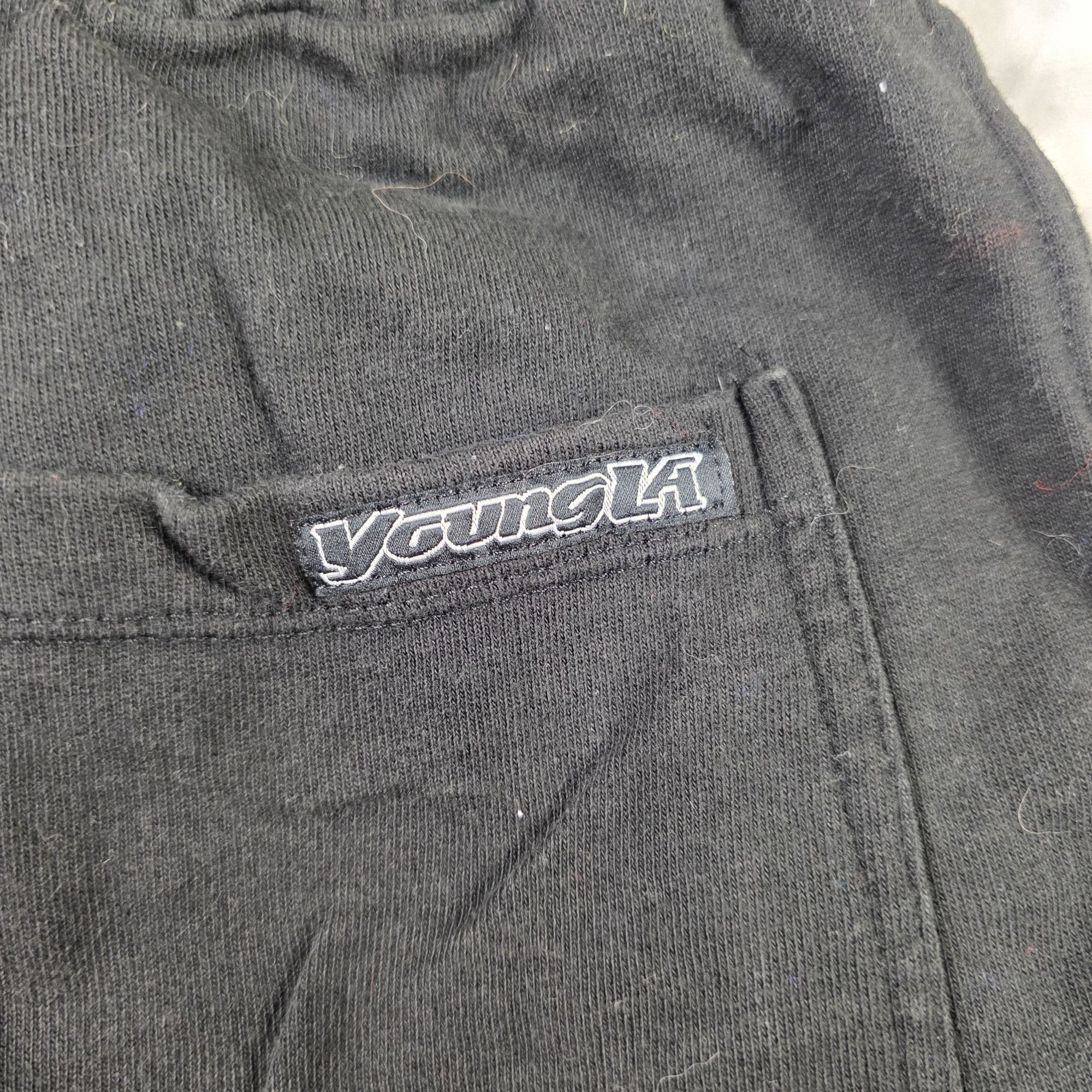 YoungLA YoungLA Womens Large Black Athletic Shorts Comfort Fit Casua Size 28" / US 6 / IT 42 - 3 Thumbnail