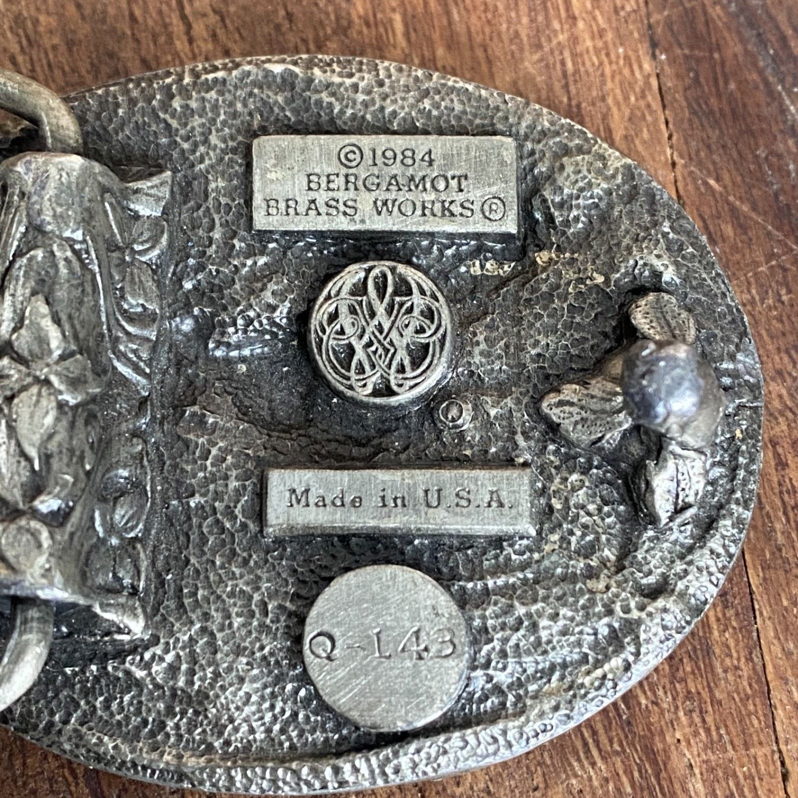 Other Eagle Flying Sky Belt Buckle Bergamot Brass Works USA 84 Vtg Size ONE SIZE - 5 Thumbnail