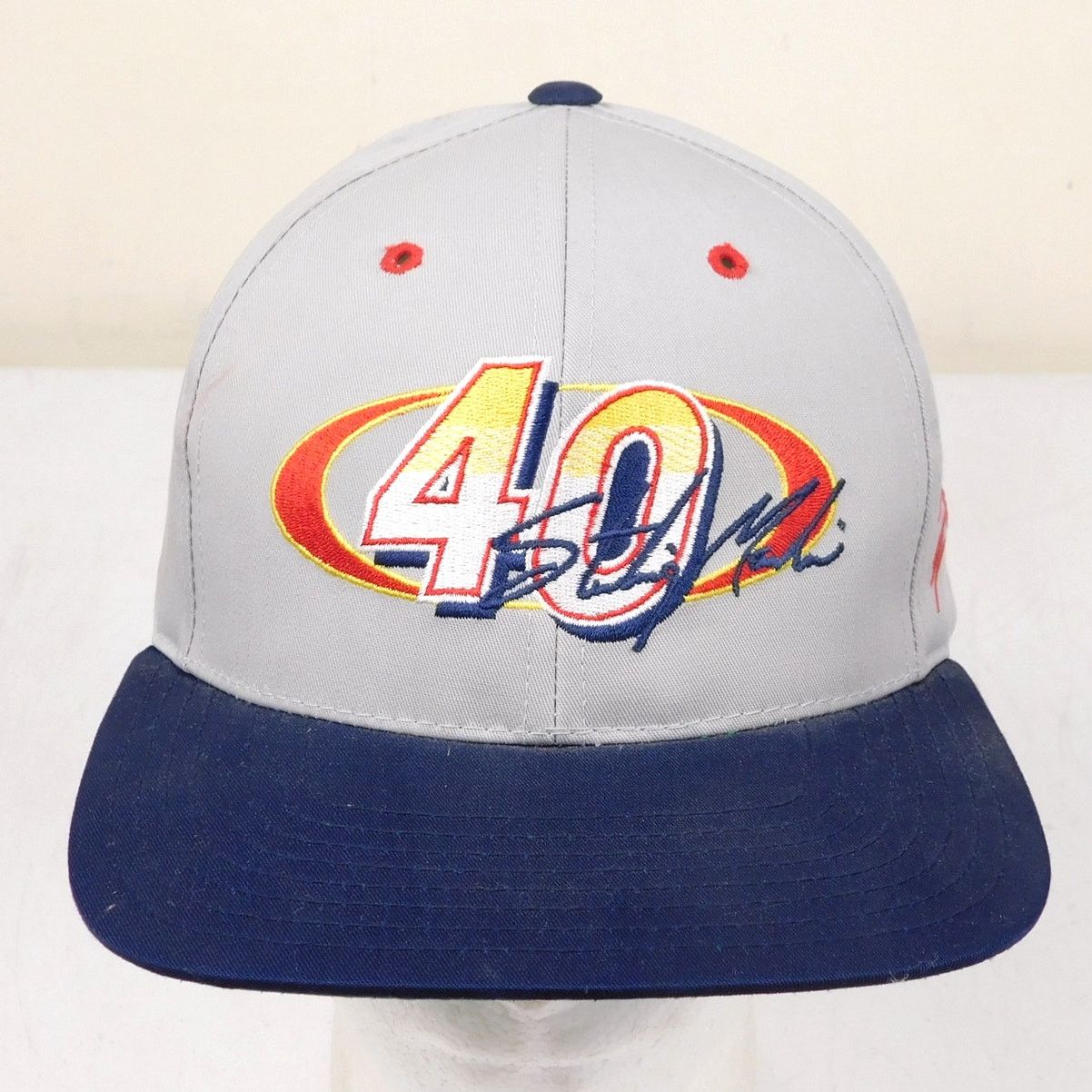 NASCAR 90s Coors Light Sterling Marlin NASCAR Hat Gray Snapback Size ONE SIZE - 1 Thumbnail
