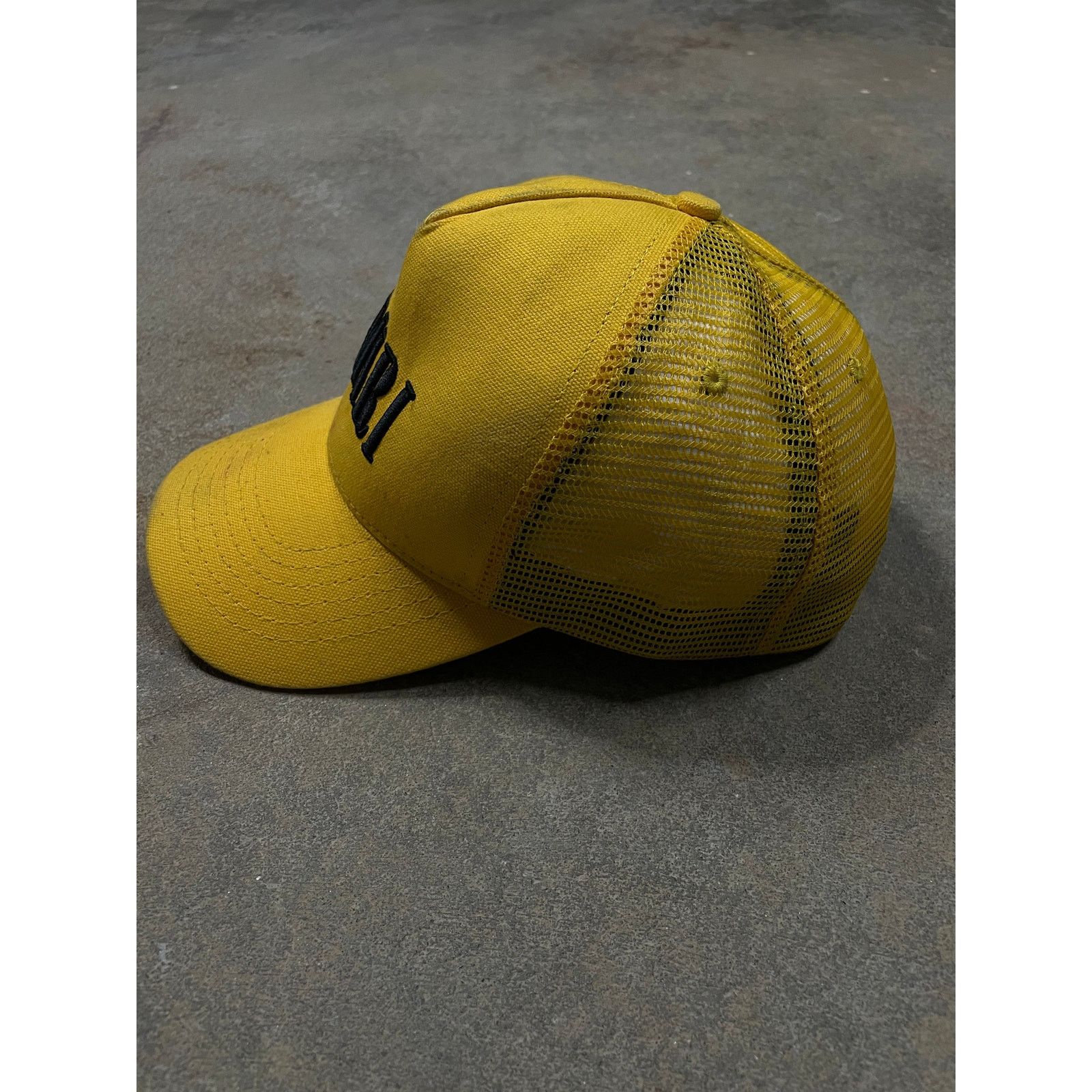 Amiri Amiri Cap Yellow Black Used OS Size ONE SIZE - 2 Thumbnail