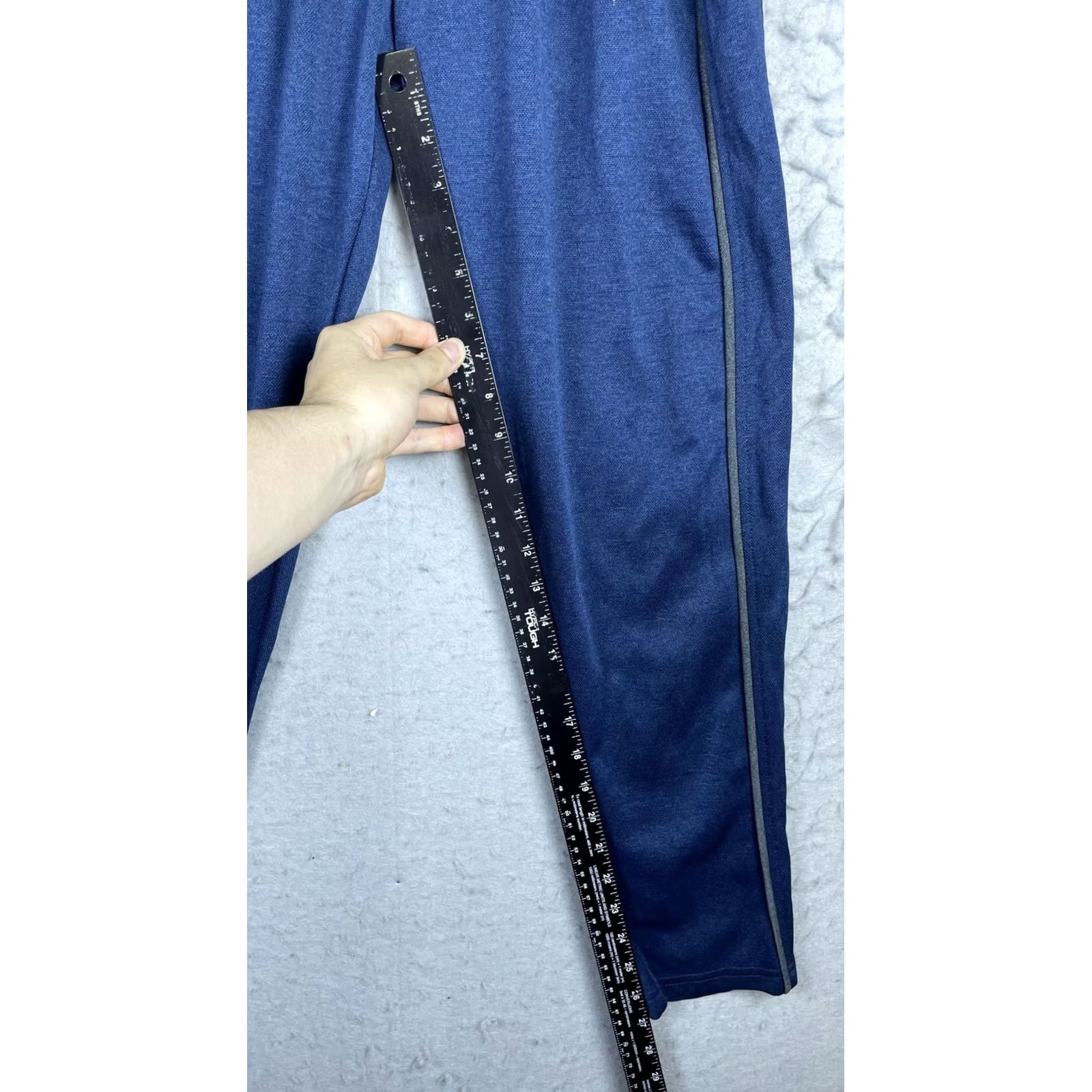 Gymshark Gymshark Pants Mens Large Blue Track Joggers Elastic Waist Pockets Zip Pocket Athletic Size US 33 - 5 Thumbnail