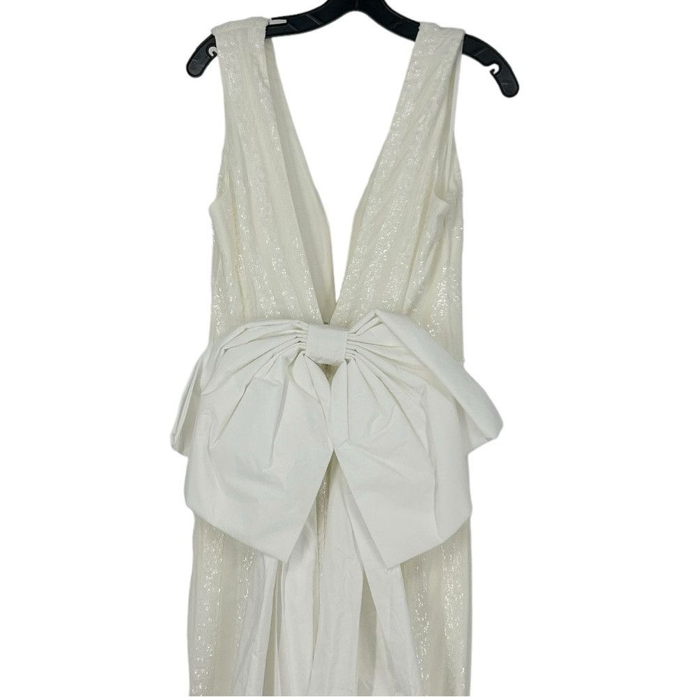 Other REBECCA VALLANCE DAVINA TAFFETA BOW GOWN IVORY MODERN BRIDE Size M / US 6-8 / IT 42-44 - 9 Thumbnail