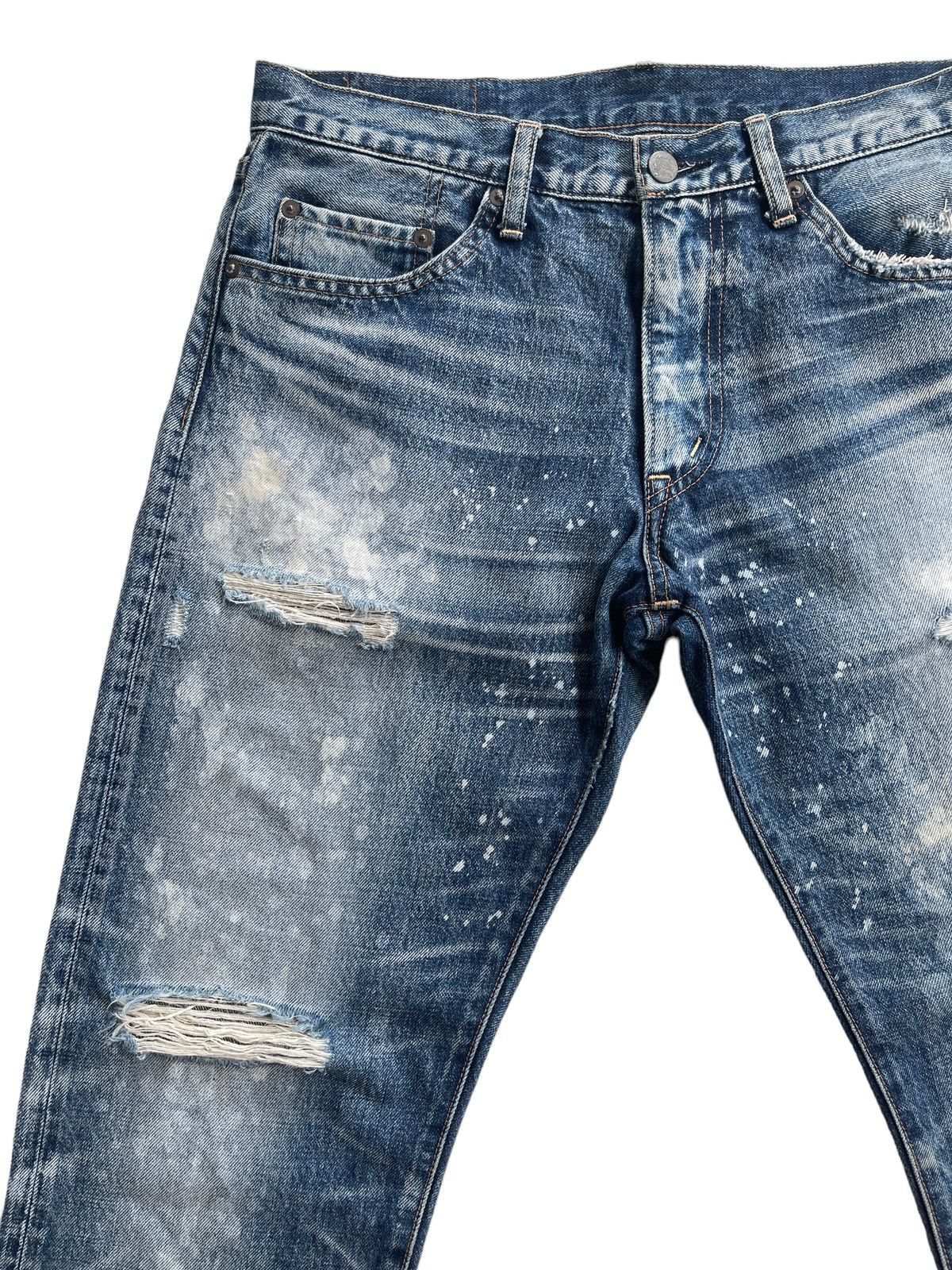 Japanese Brand RNA.Inc Japanese Splatter Distressed Denim Size US 32 / EU 48 - 9 Thumbnail