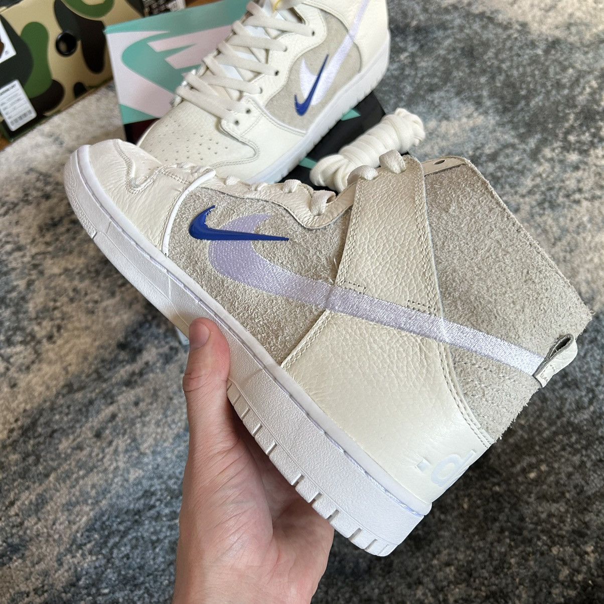 Nike × Soulland NiKE SB ZOOM DUNK HiGH PRO FRi.day Part 02 SAiL GAME ROYAL Size US 11.5 / EU 44-45 - 9 Thumbnail