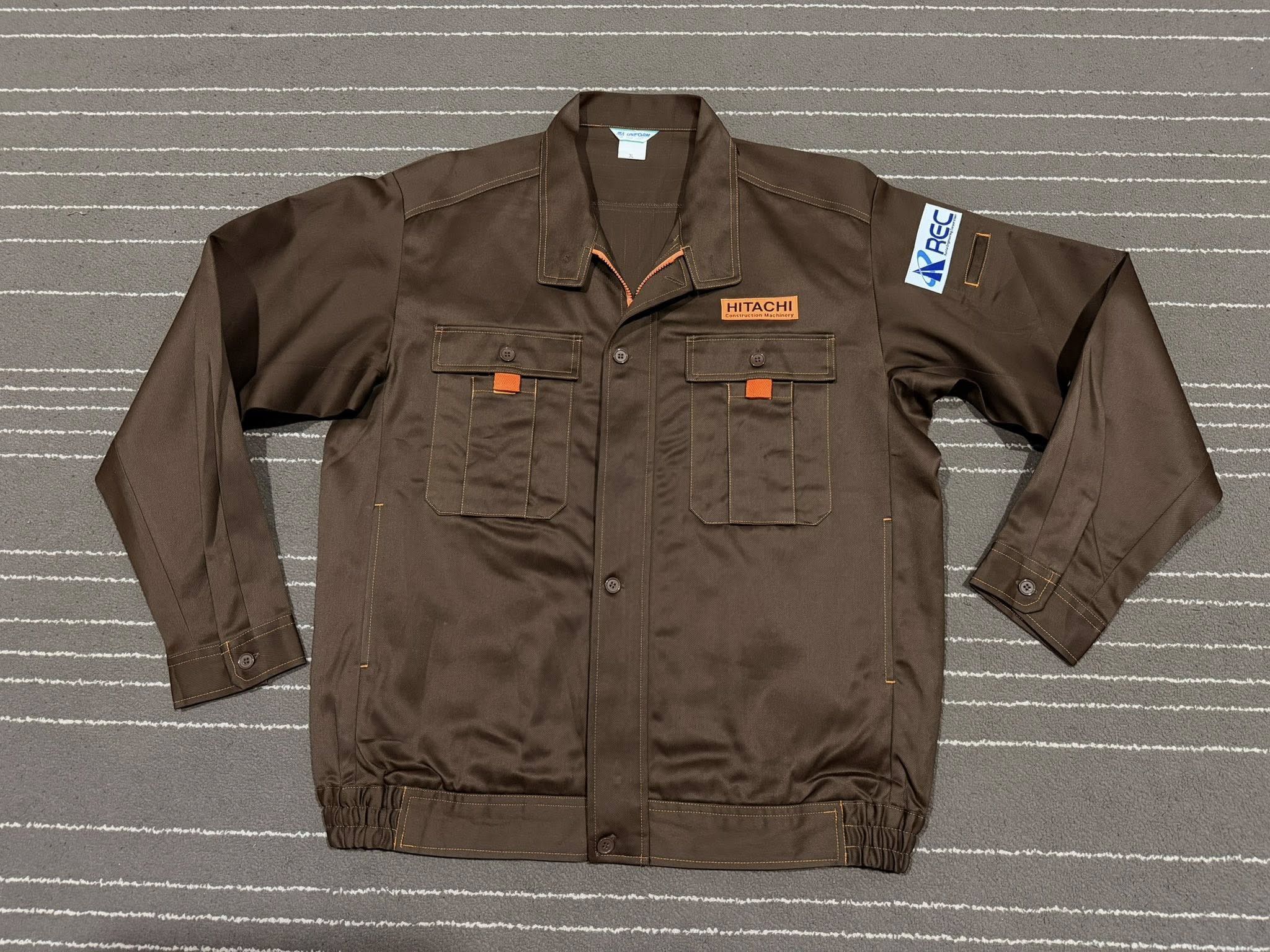 Japanese Brand HITACHI construction machinery workwear jacket L 2753 Size US L / EU 52-54 / 3 - 1 Thumbnail