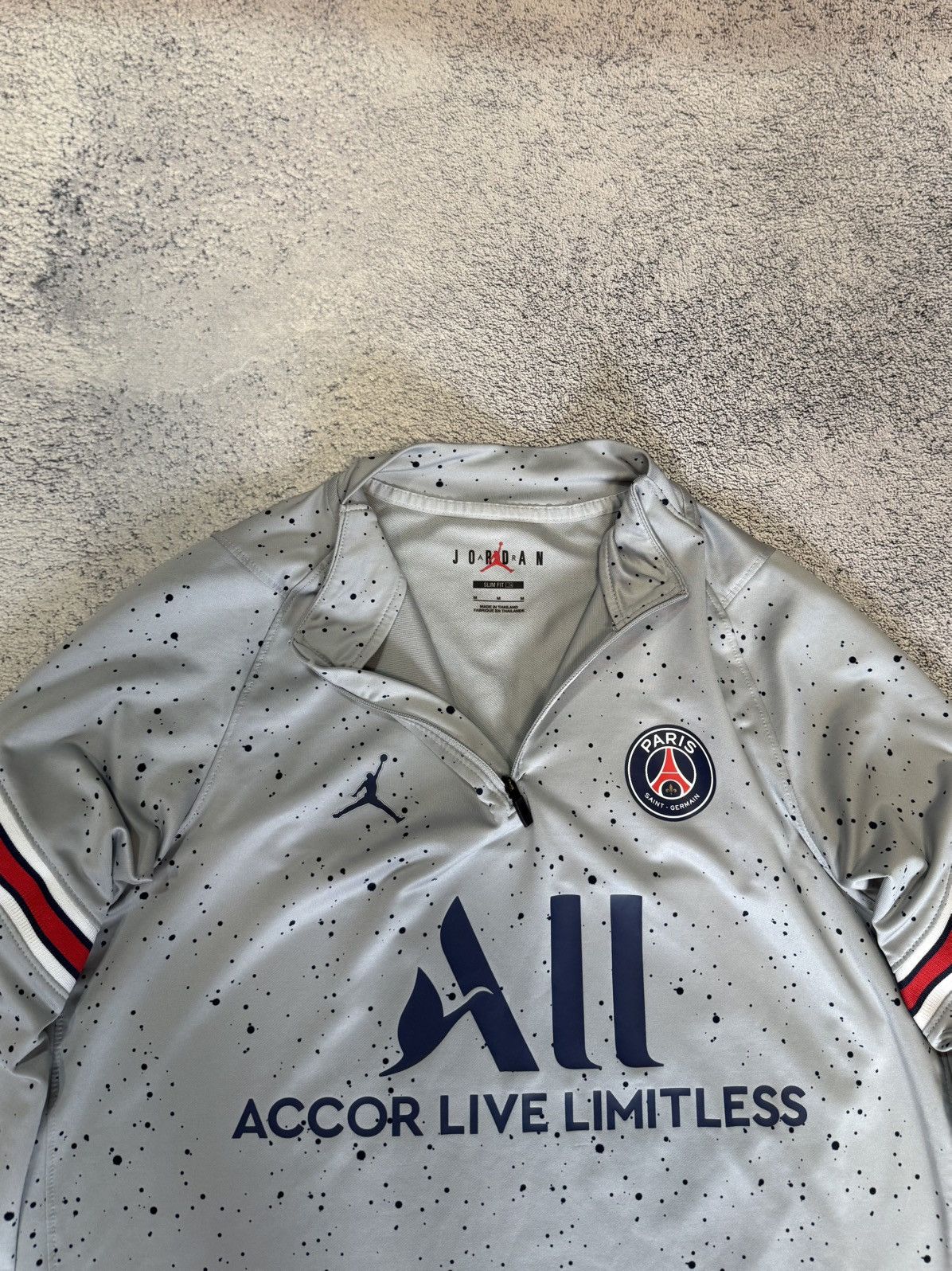 Nike Nike Jordan PSG Strike Drill Top Wolf Grey Dri-FIT M Soccer Size US M / EU 48-50 / 2 - 9 Thumbnail