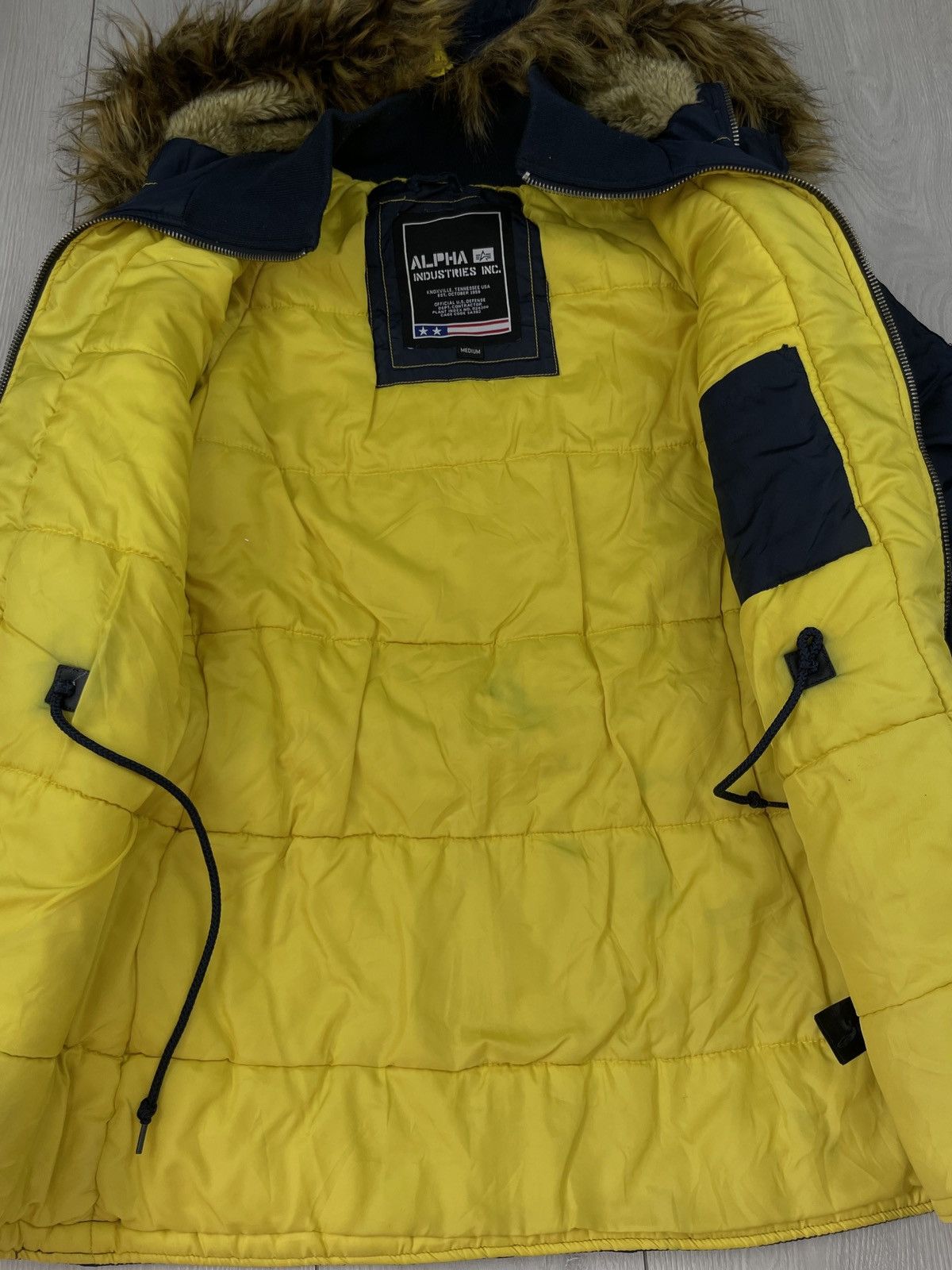 Alpha Industries Alpha Industrial Men’s N 2B Parka Jacket Navy Size M Size US M / EU 48-50 / 2 - 6 Thumbnail