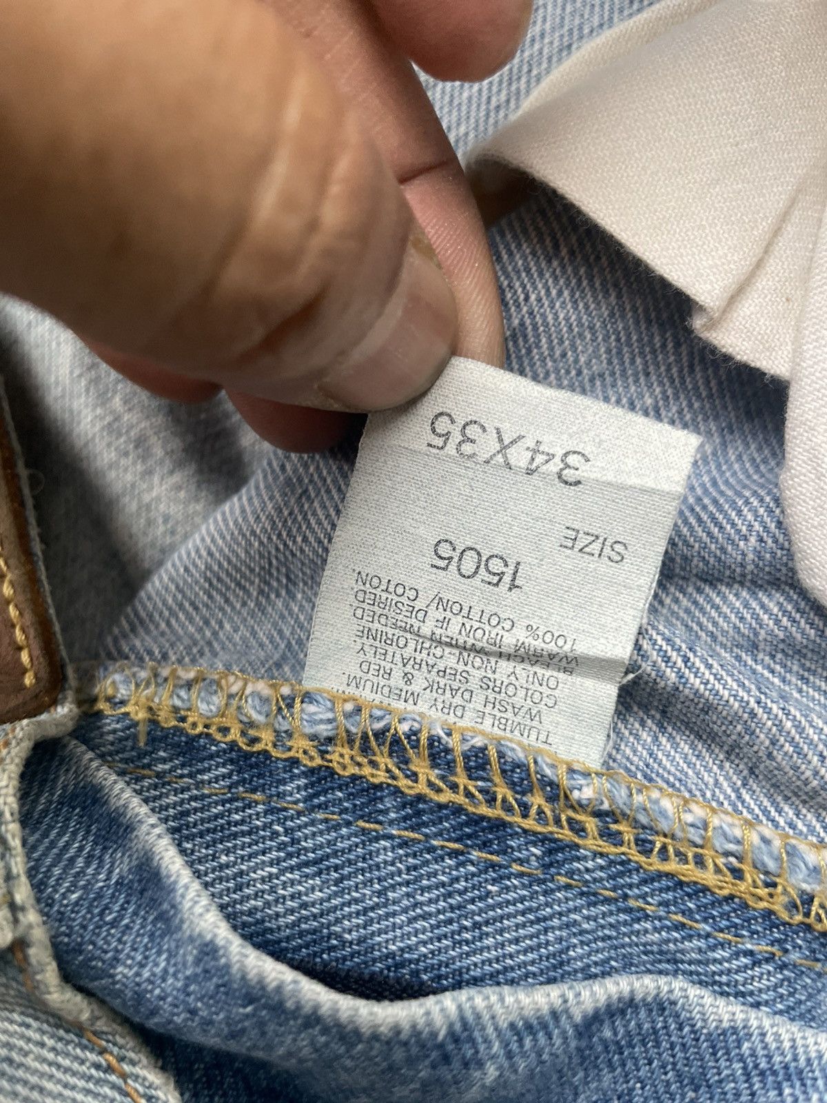 Lee Vintage Lee Riders 505 Selvedge Denim Size US 34 / EU 50 - 17 Thumbnail