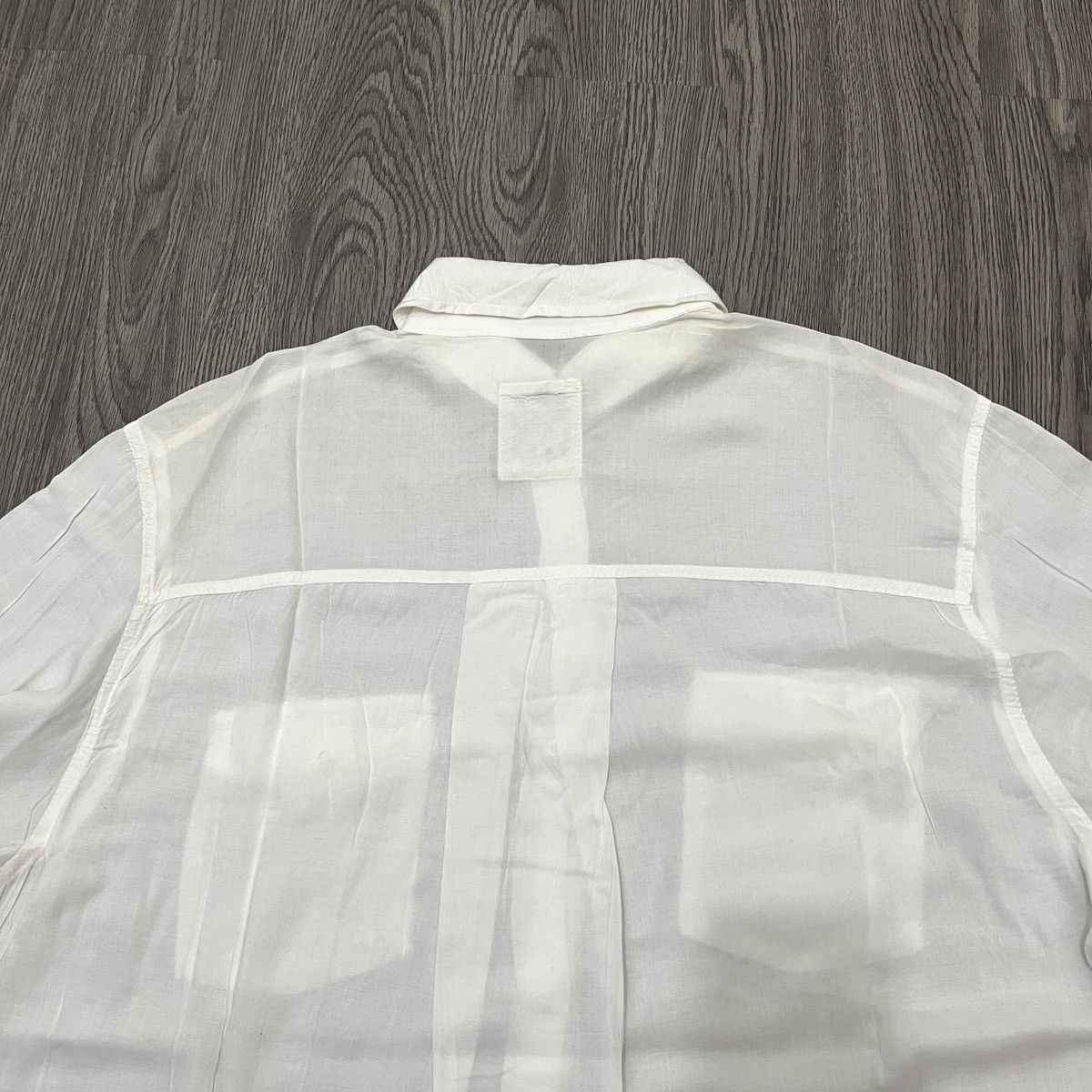 GOA G.O.A - Mesh White Shirt Button Up Ifsix Lgb Style Size US XL / EU 56 / 4 - 6 Thumbnail