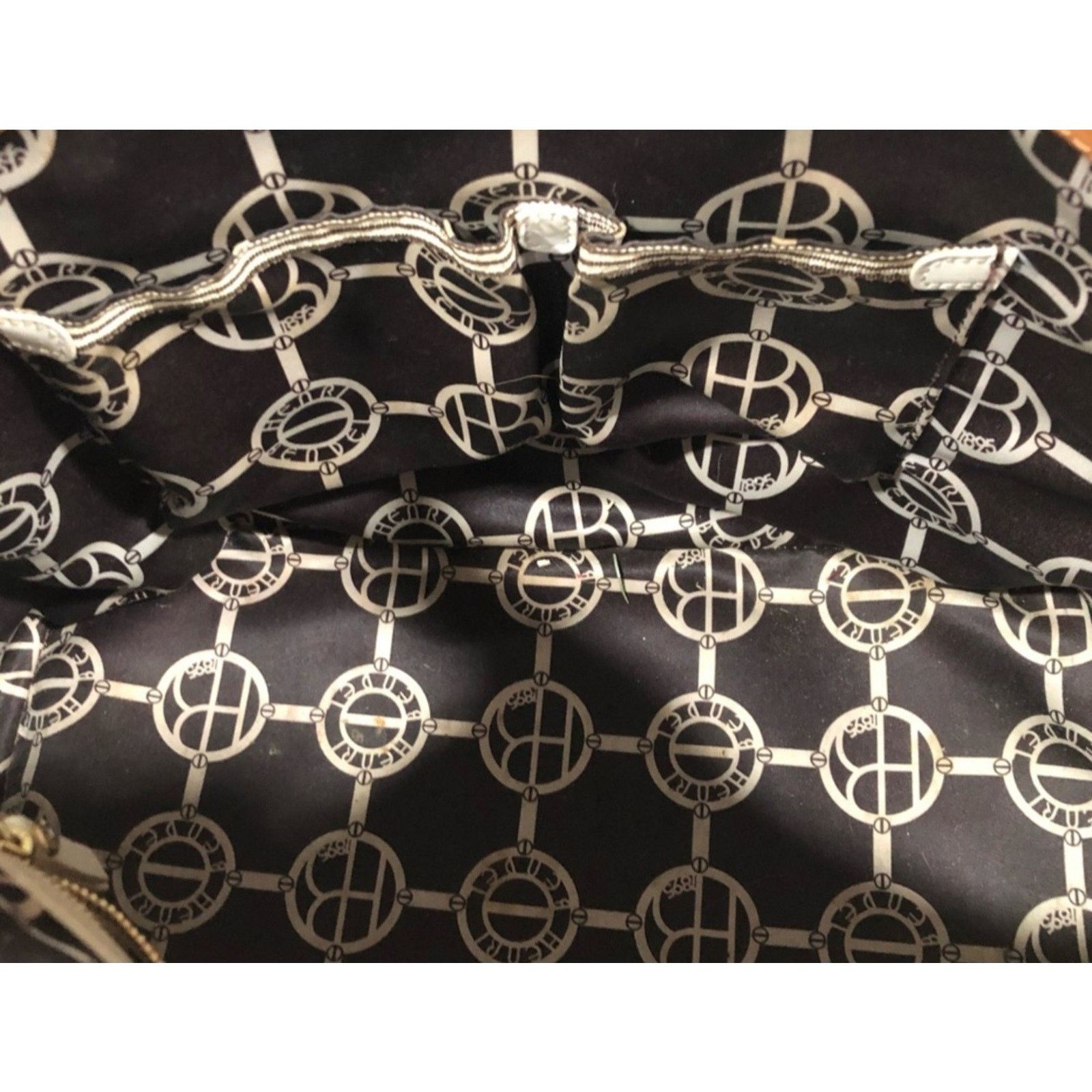 Henri Bendel Henri Bendel Signature Logo striped shoulder Handbag Size ONE SIZE - 10 Thumbnail