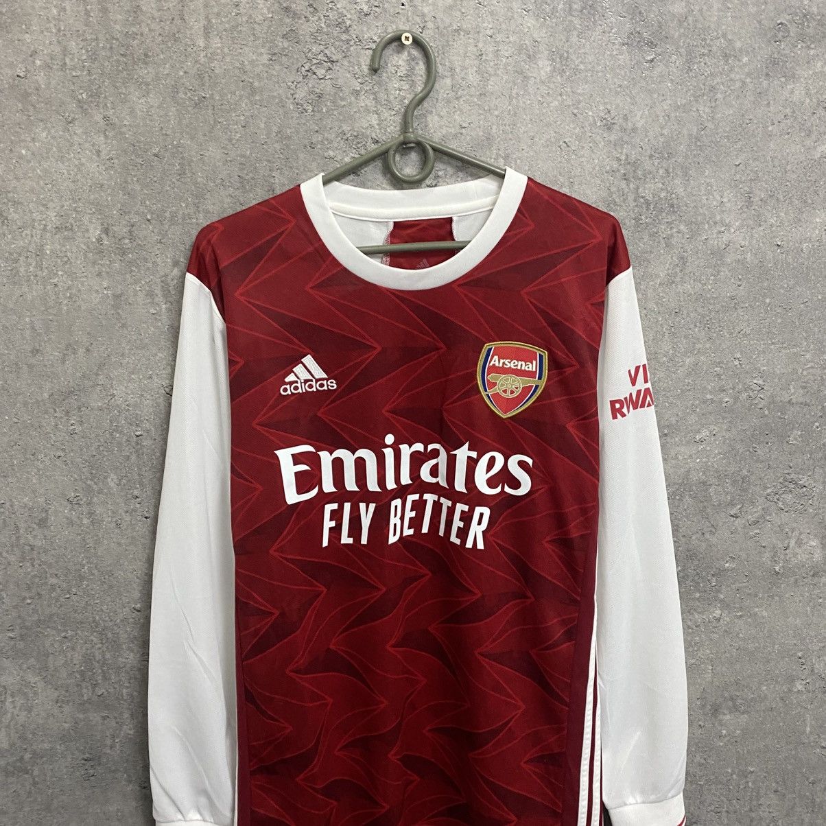 Adidas Arsenal London 2020 Home Football Long Sleeve Soccer Jersey Size US M / EU 48-50 / 2 - 4 Thumbnail