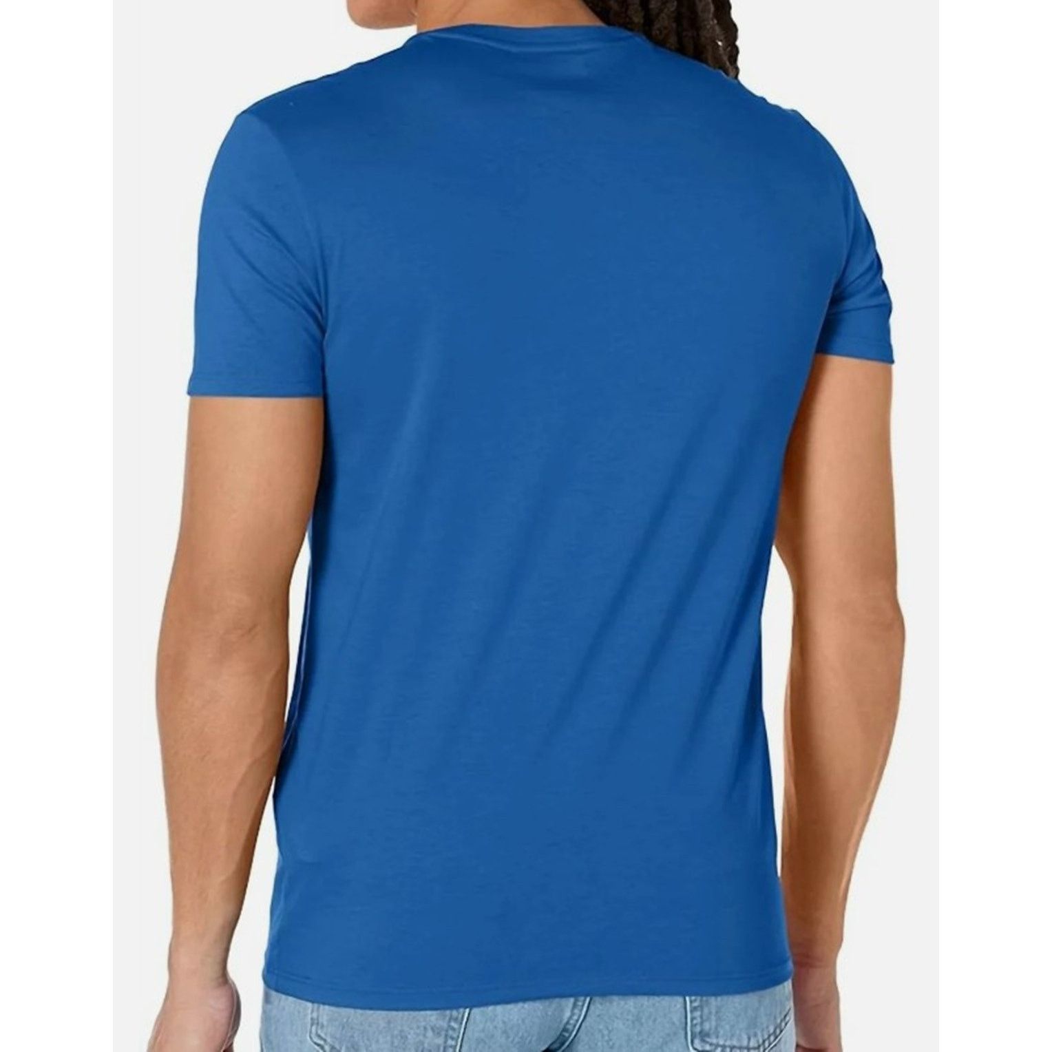 Lacoste Lacoste Mens Short Sleeve Pima Cotton Jersey T-Shirt Blue XL Size US XL / EU 56 / 4 - 3 Thumbnail